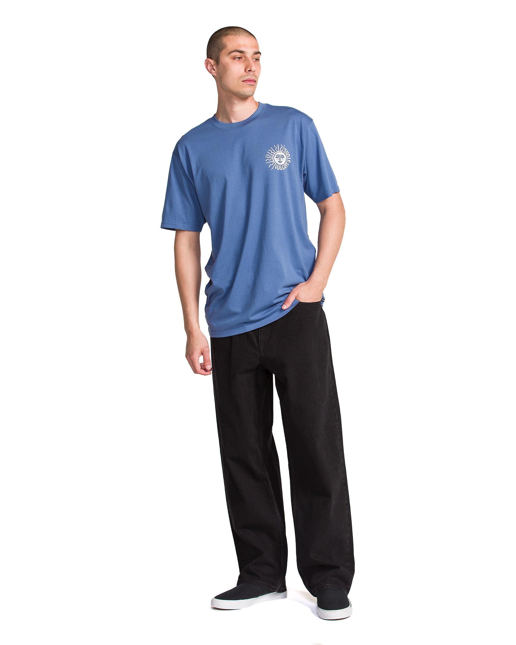 VOLCOM MAZATLAN SS TEE B07-BLUEBERRY S