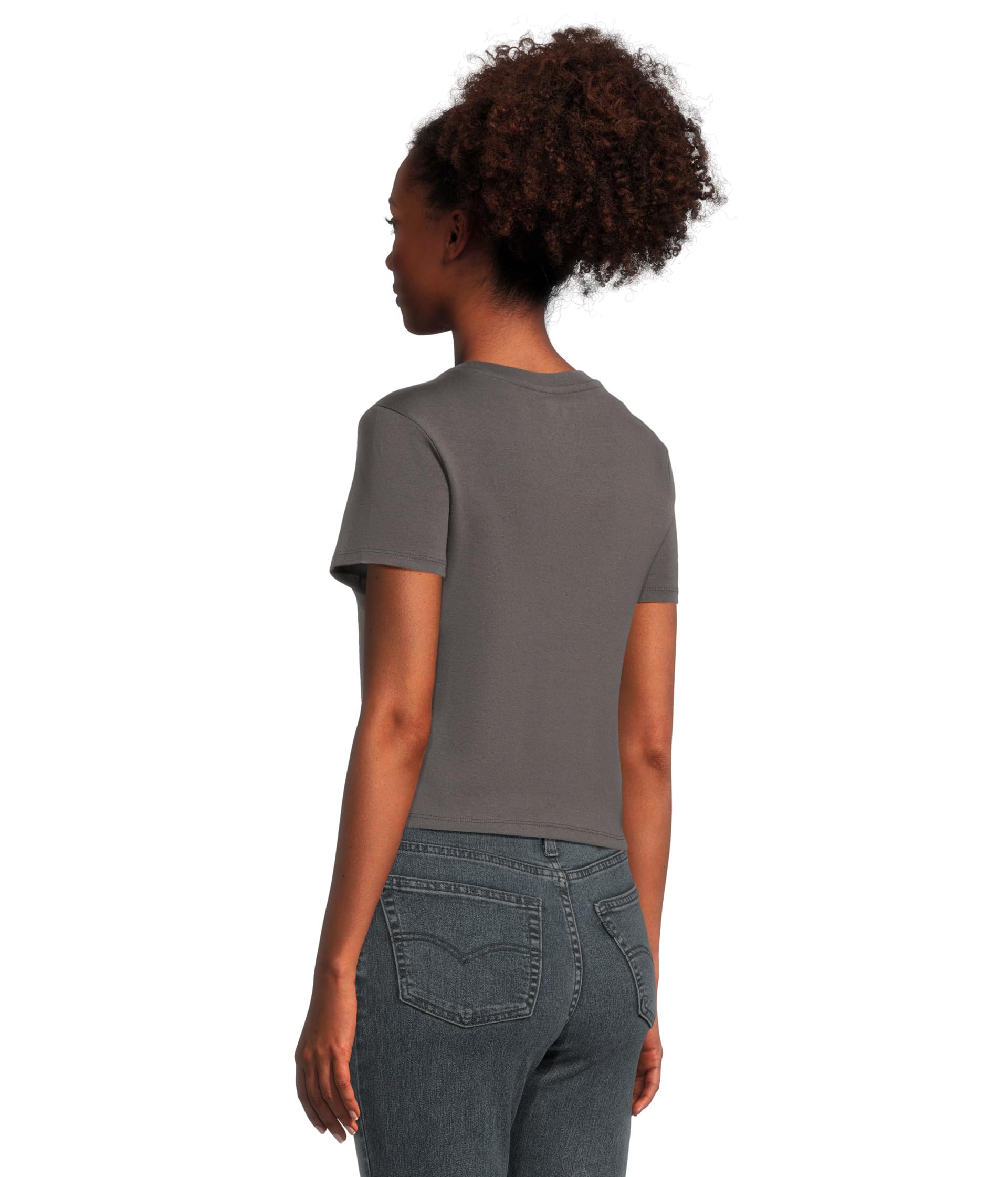 SALTY CREW BAJA BABY TEE Charcoal S