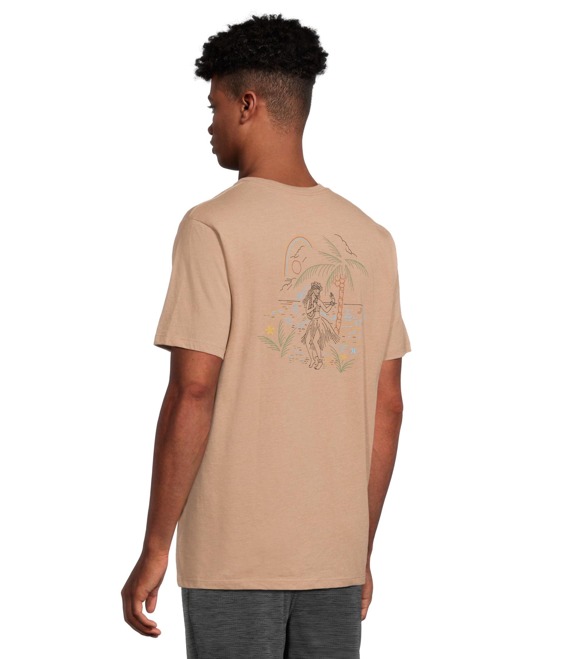 Hurley Hula In Paradise SS Tee 219-BristleconeHeather M
