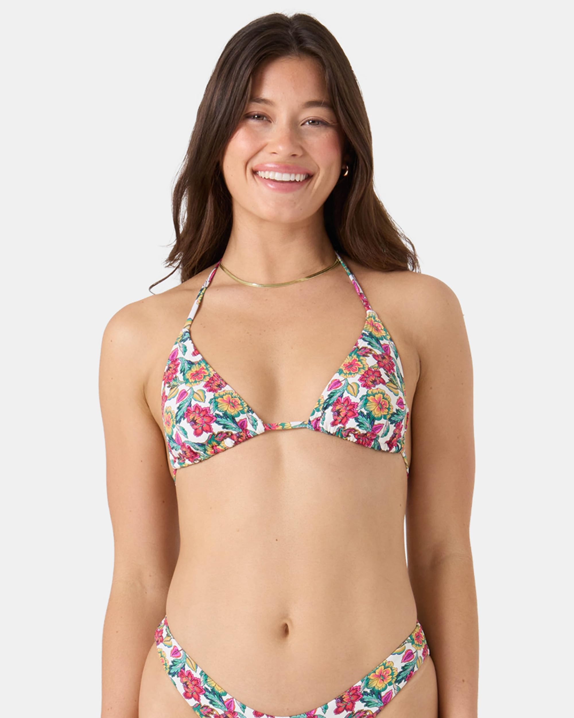 ROXY BEACH BLOSSOM MINI TIKI FOM-FLORAL MULTI XS