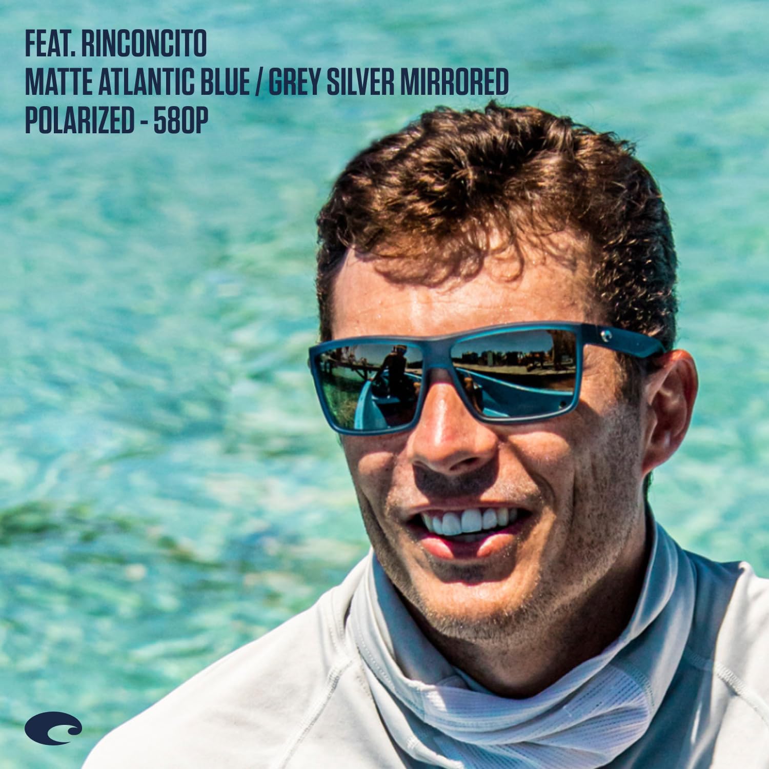 Costa Del Mar Rinconcito MatteBlack GraySilverMirror 580G