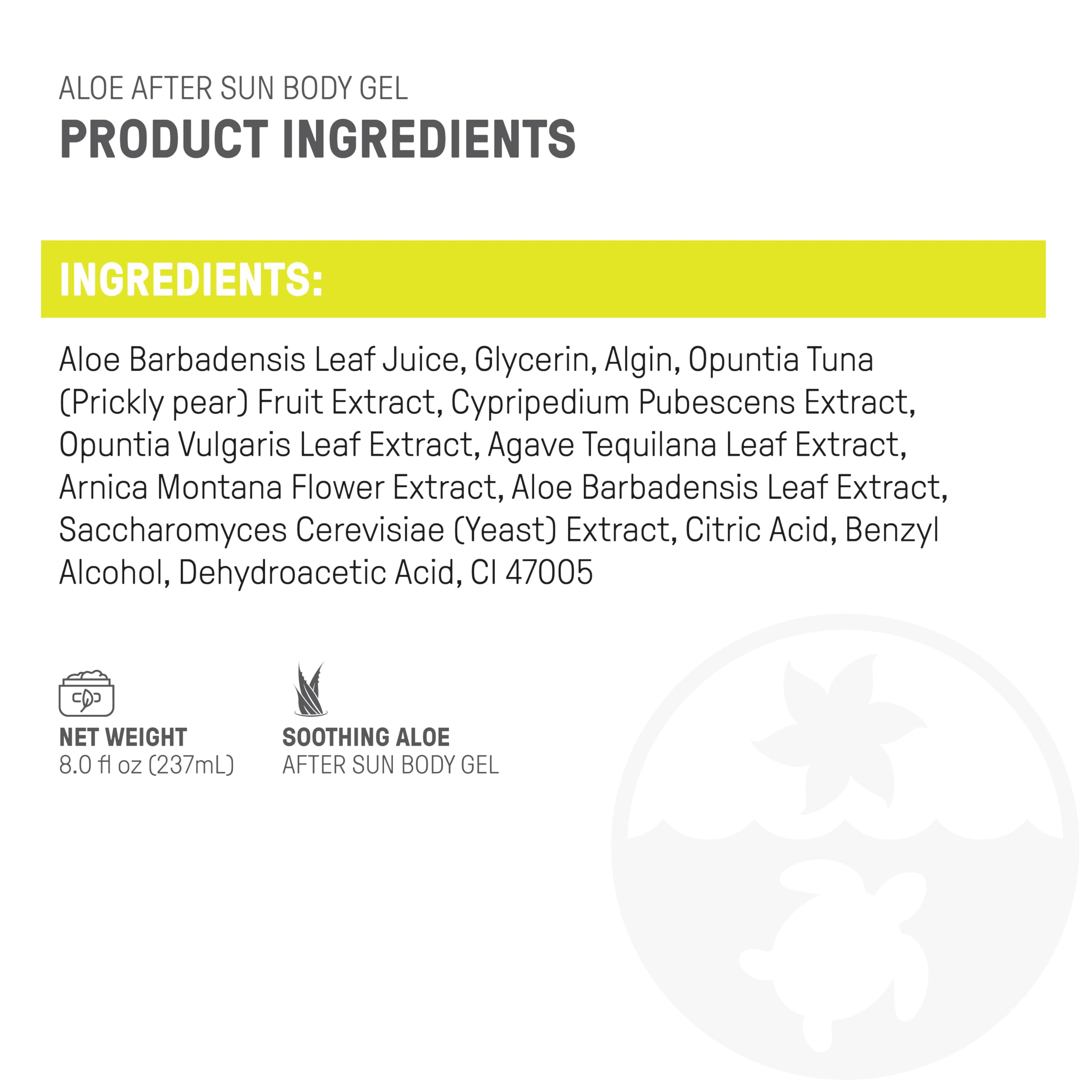 Raw Elements Aloe After Sun 8oz