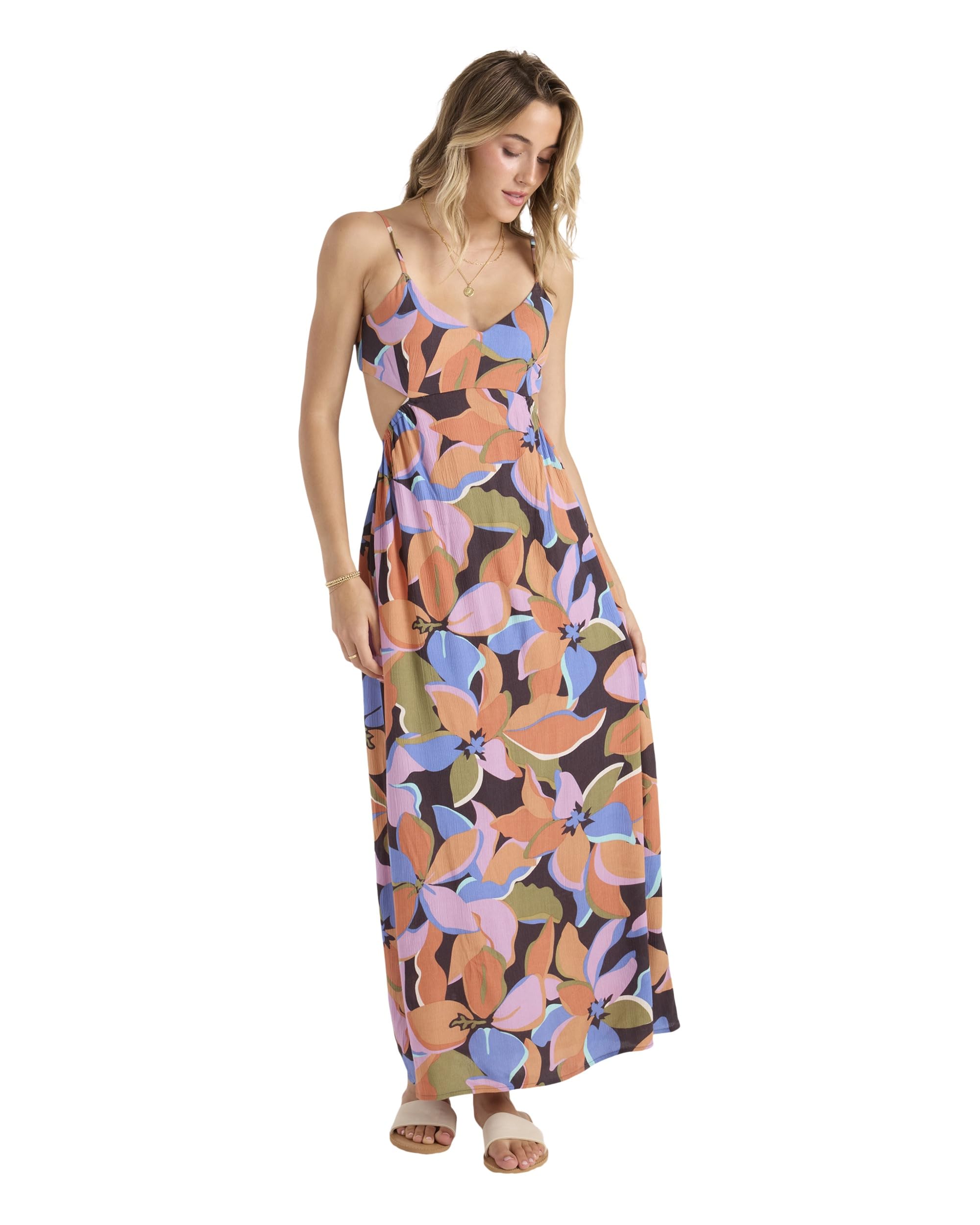 VOLCOM POST PUNK DRESS TRM-TROPIC MULTI XS