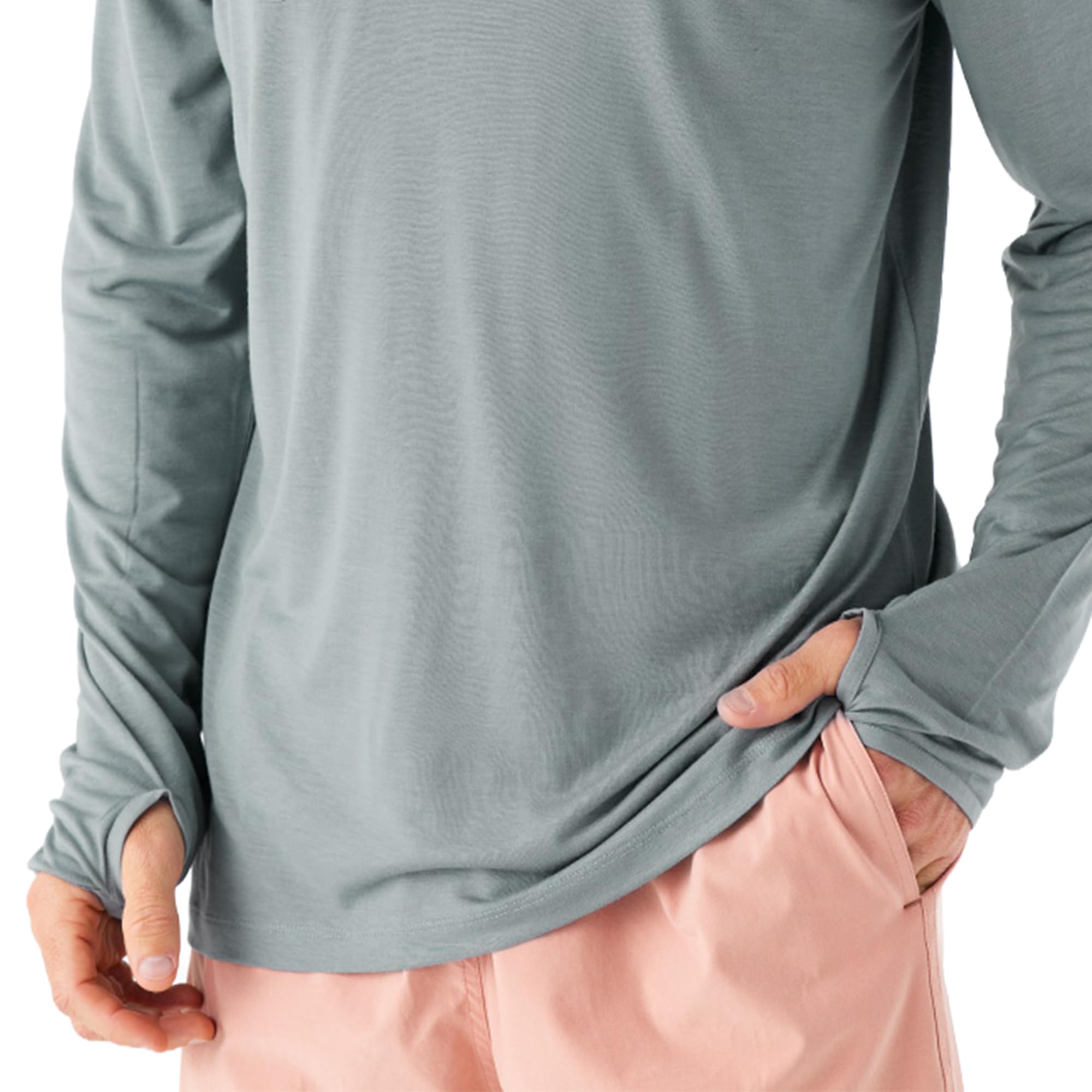 Free Fly Bamboo Lightweight Hoodie Slate XXL