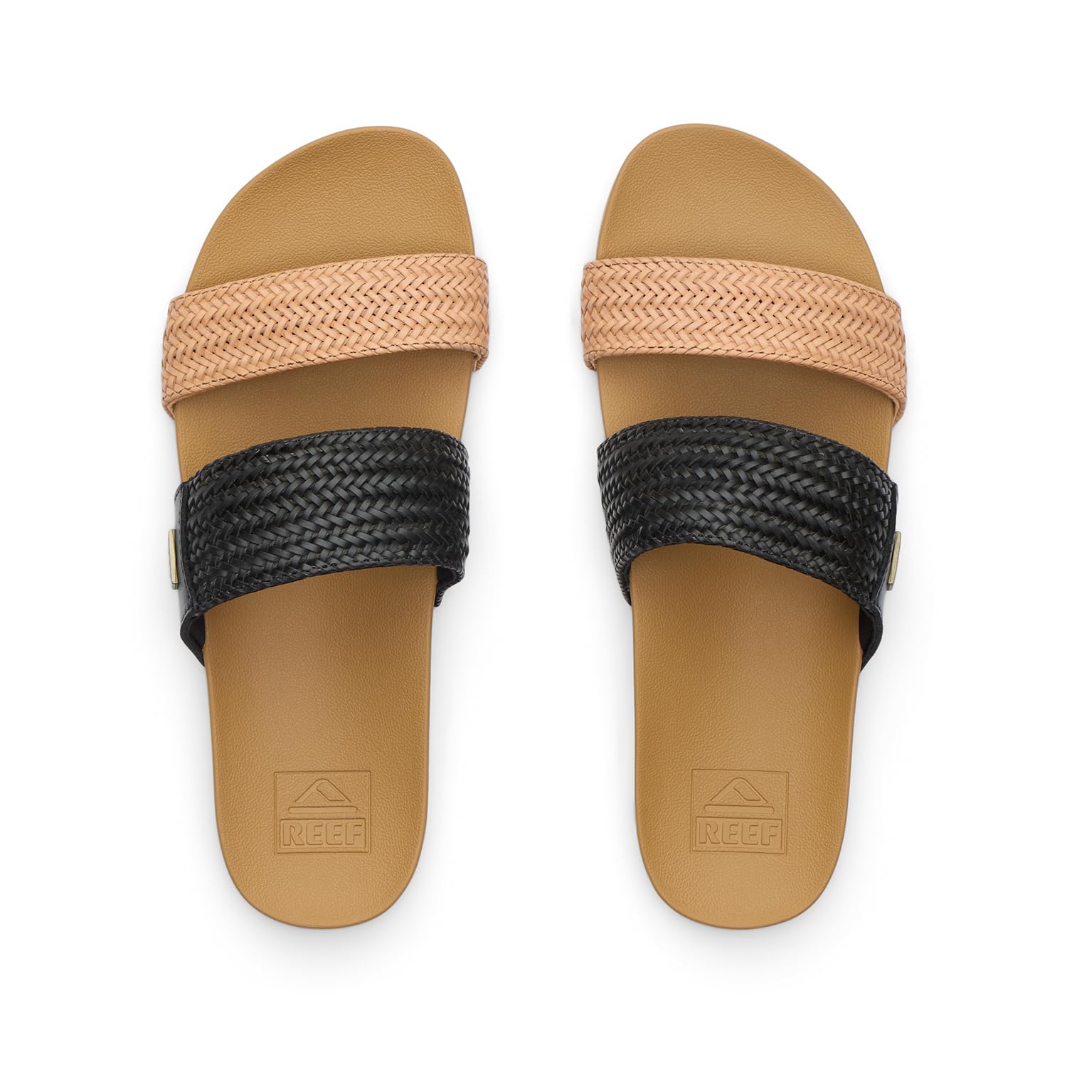 Reef Vista Braid 2 Womens Sandal Black-Tan Braid 6