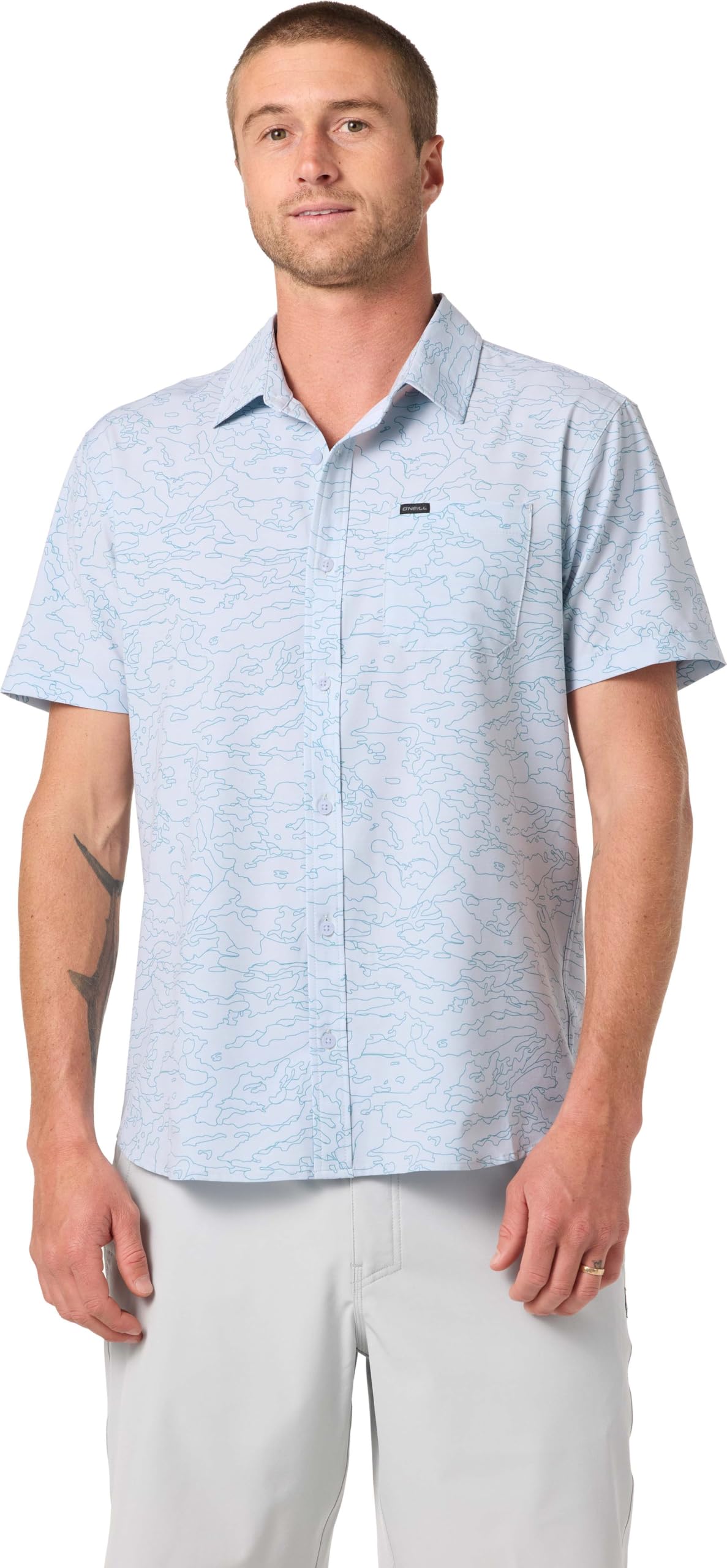 O'Neill TRVLR UPF Traverse Standard SS Woven HRS XXL