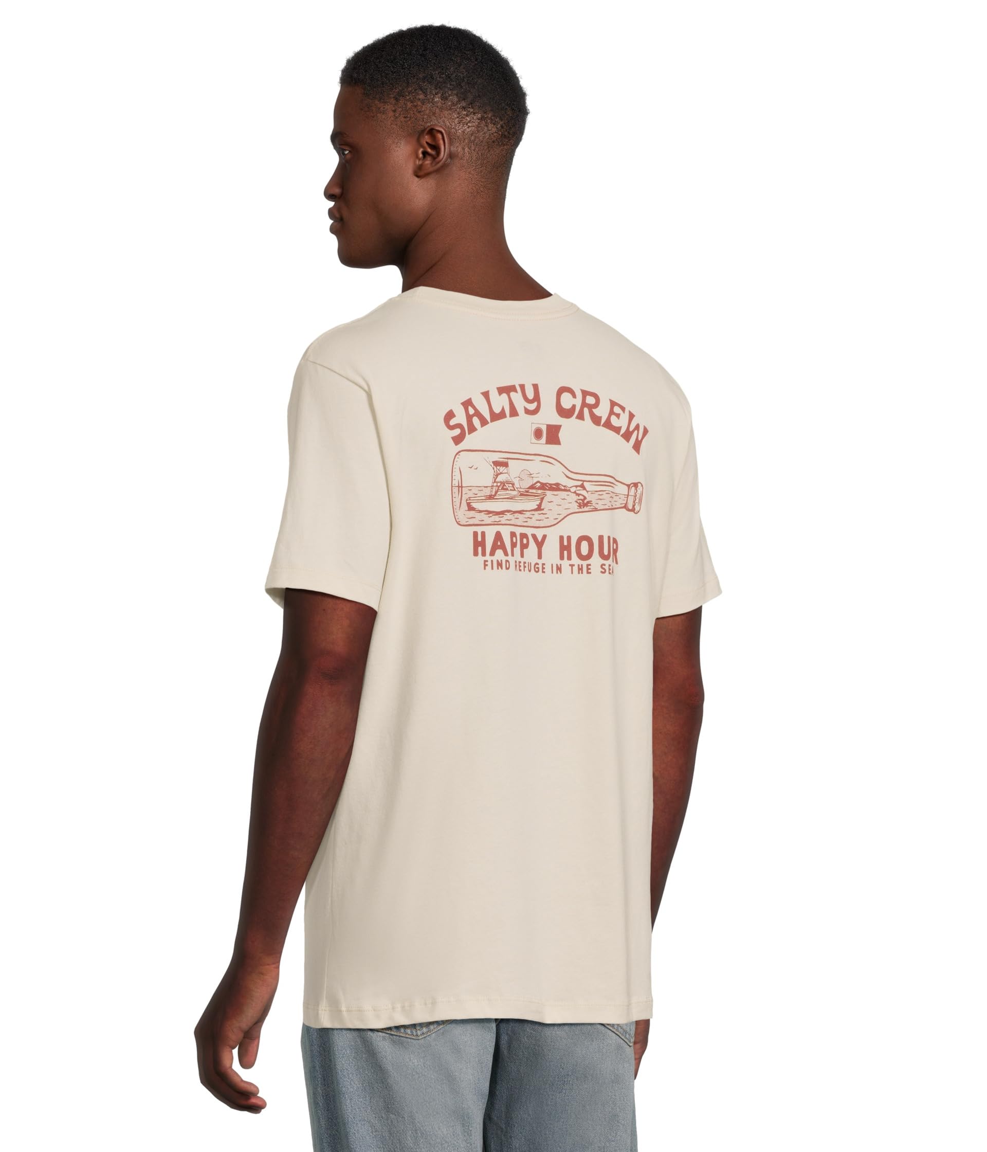 SALTY CREW BOTTLE ROCKET SS TEE BONE XXL
