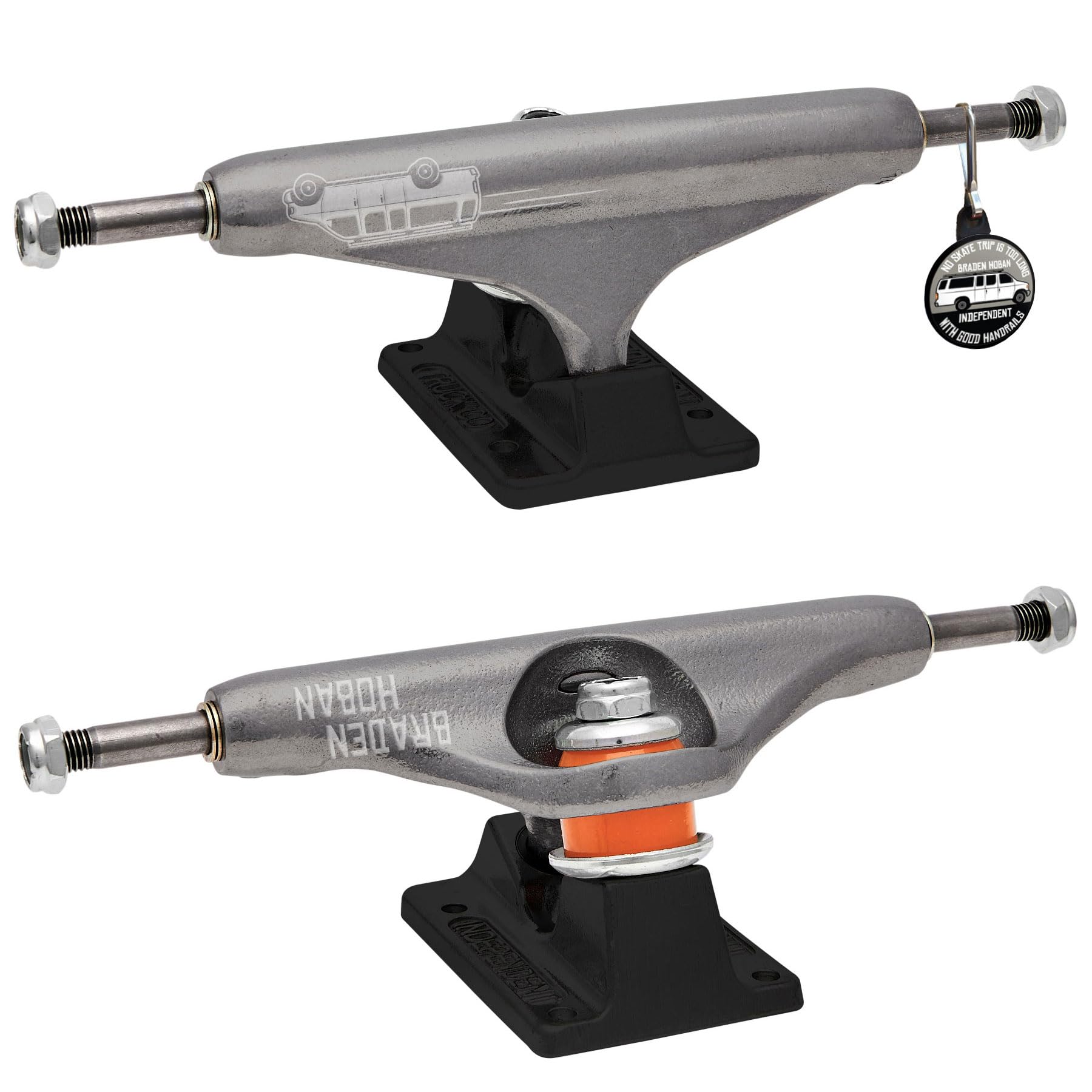 Independent Stage 11 Hollow Braden Hoban Pro Trucks TransparentBlack 139
