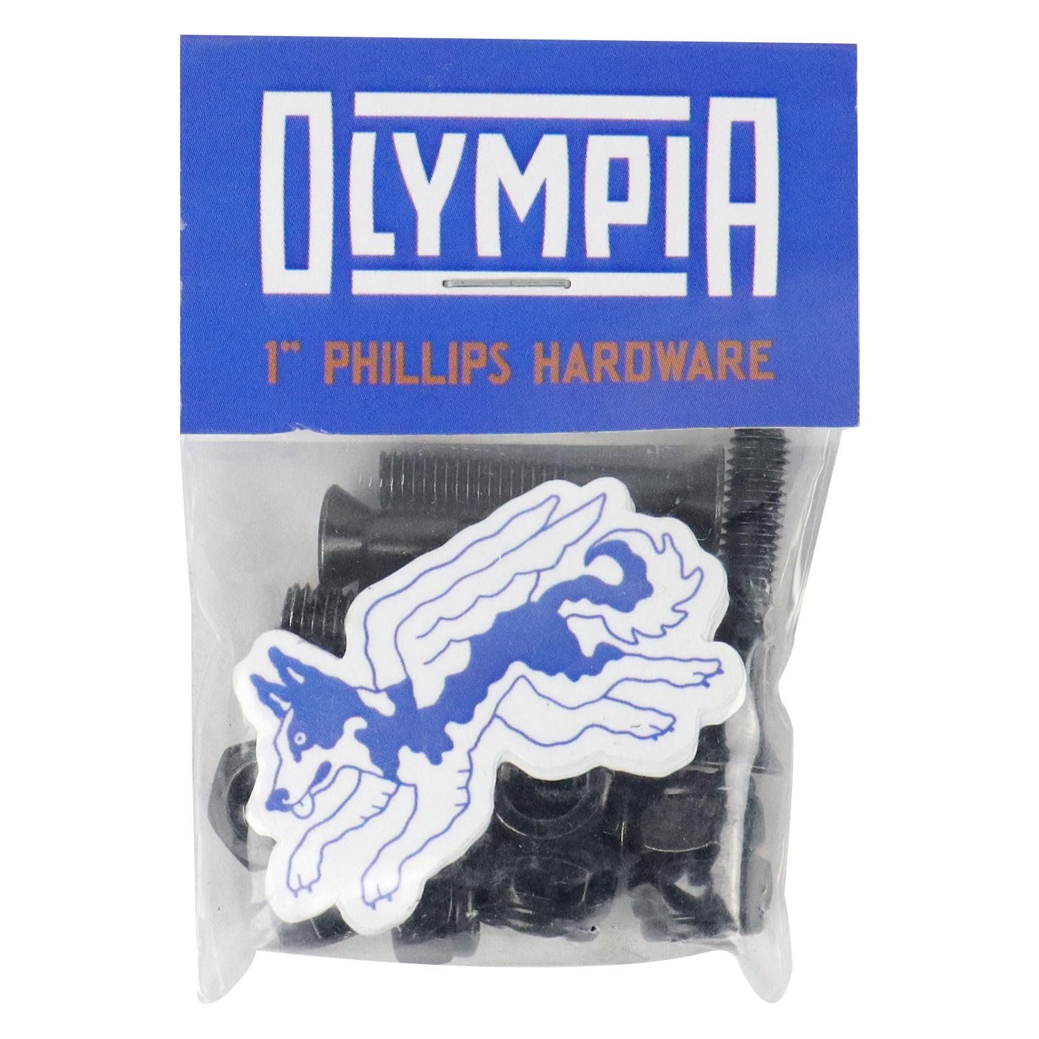 Olympia Supply 1" Phillips Hardware Black