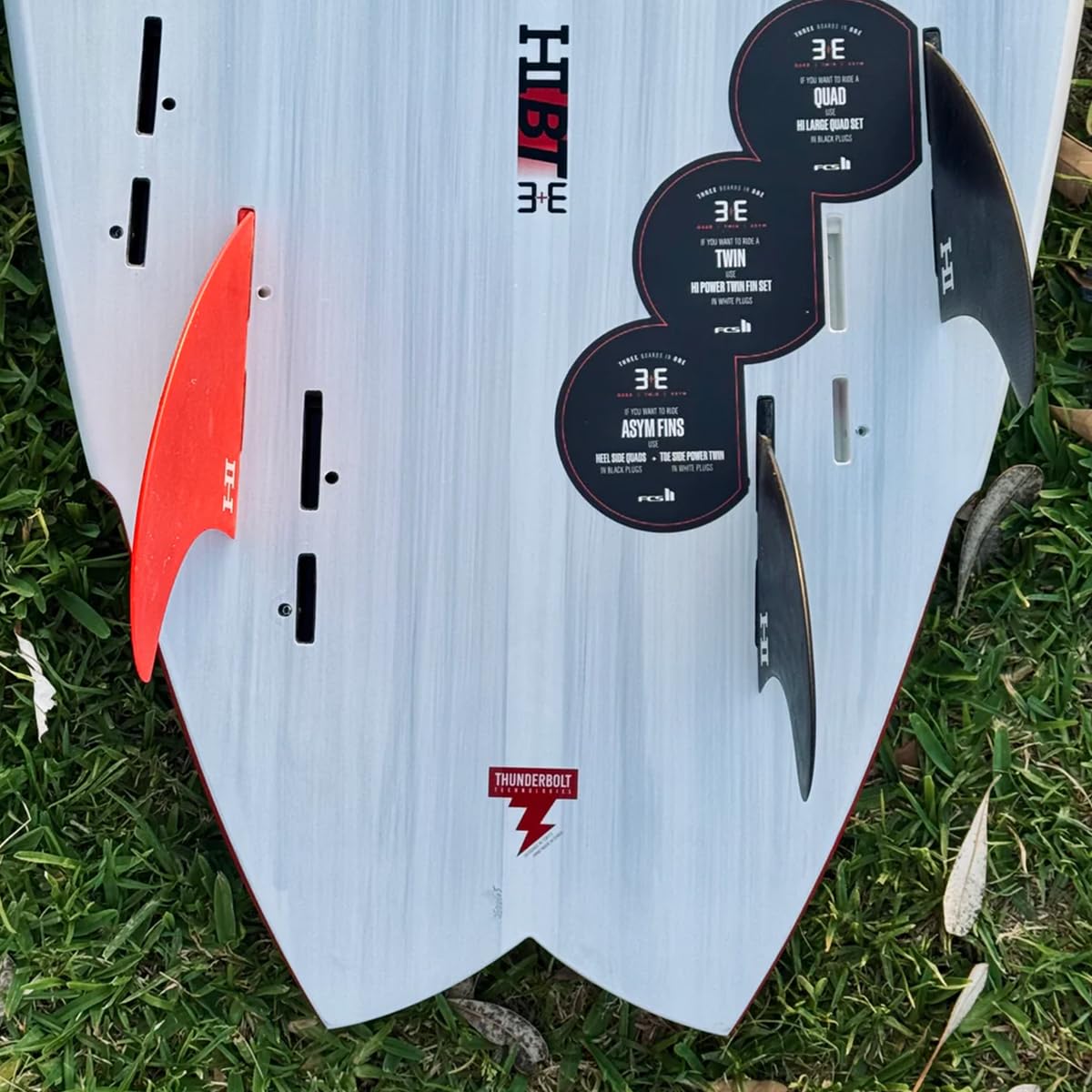 FCS 2 Harley Ingleby PG Quad-Fin Set Smoke L