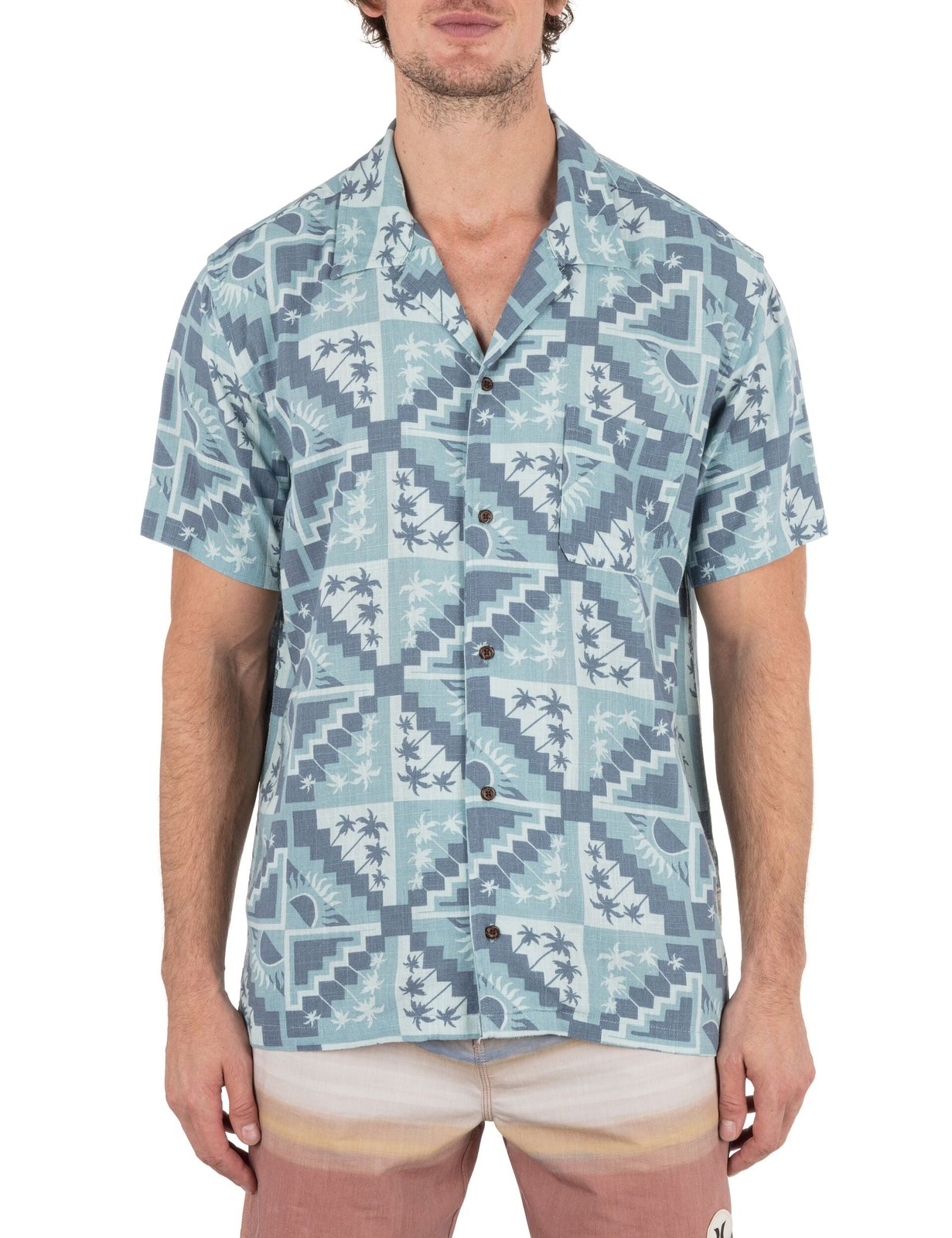 Hurley Laguna Camp SS Woven
