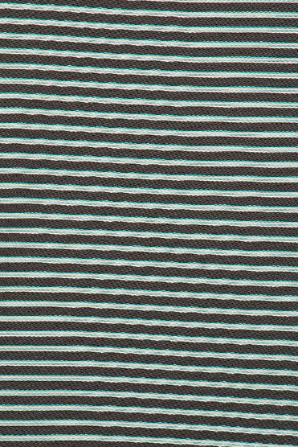RHYTHM STRIPE SS POLO CHA-CHARCOAL 3L