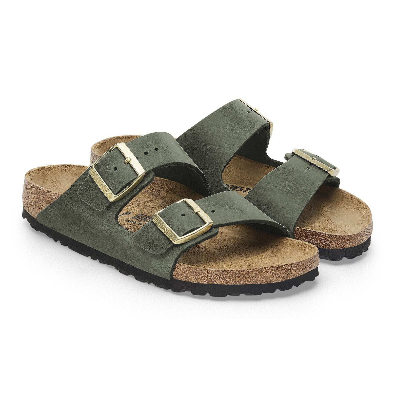 Birkenstock Arizona Womens Sandal Oiled Leather-Thyme 10