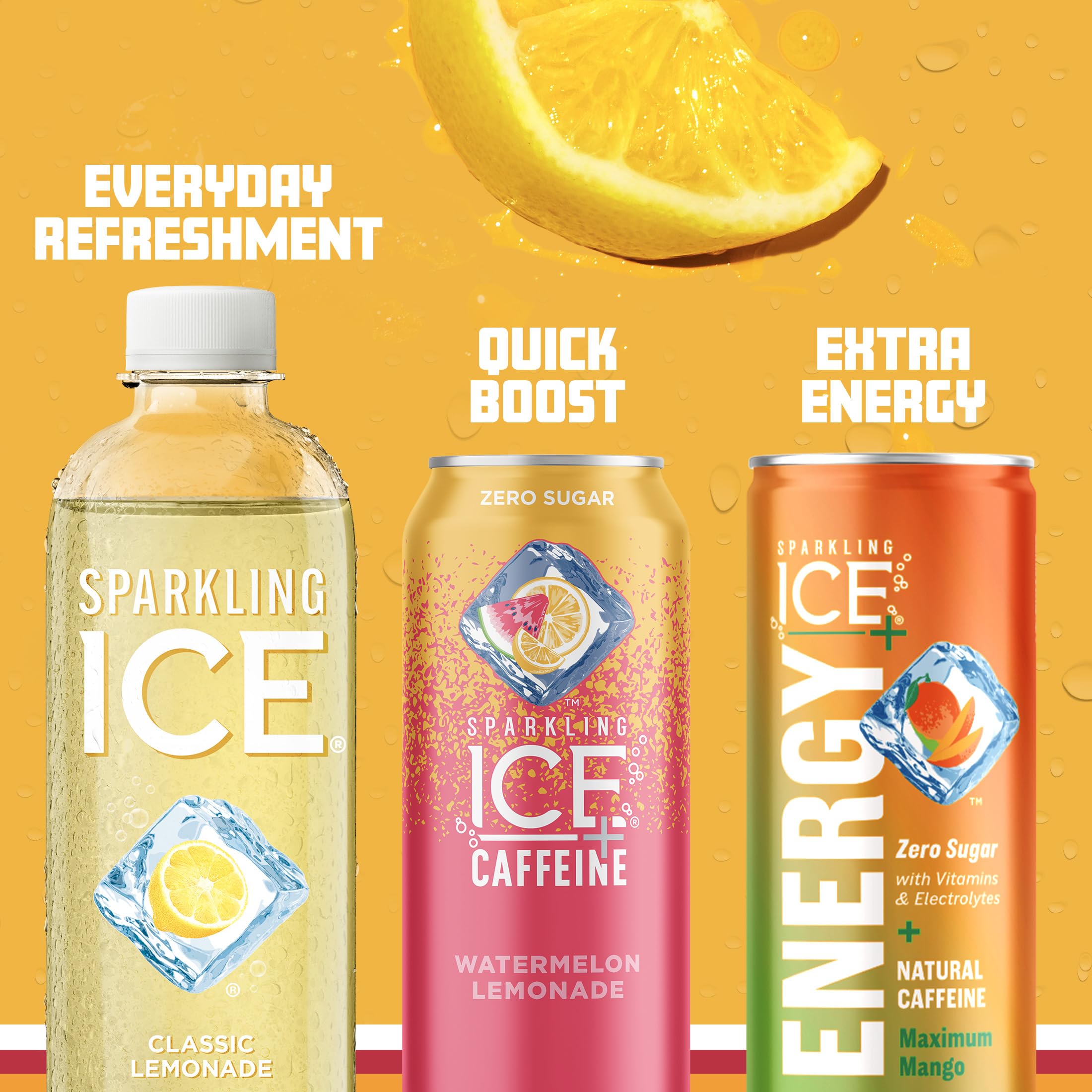 Sparkling Ice Water Lemonade 17 FL OZ