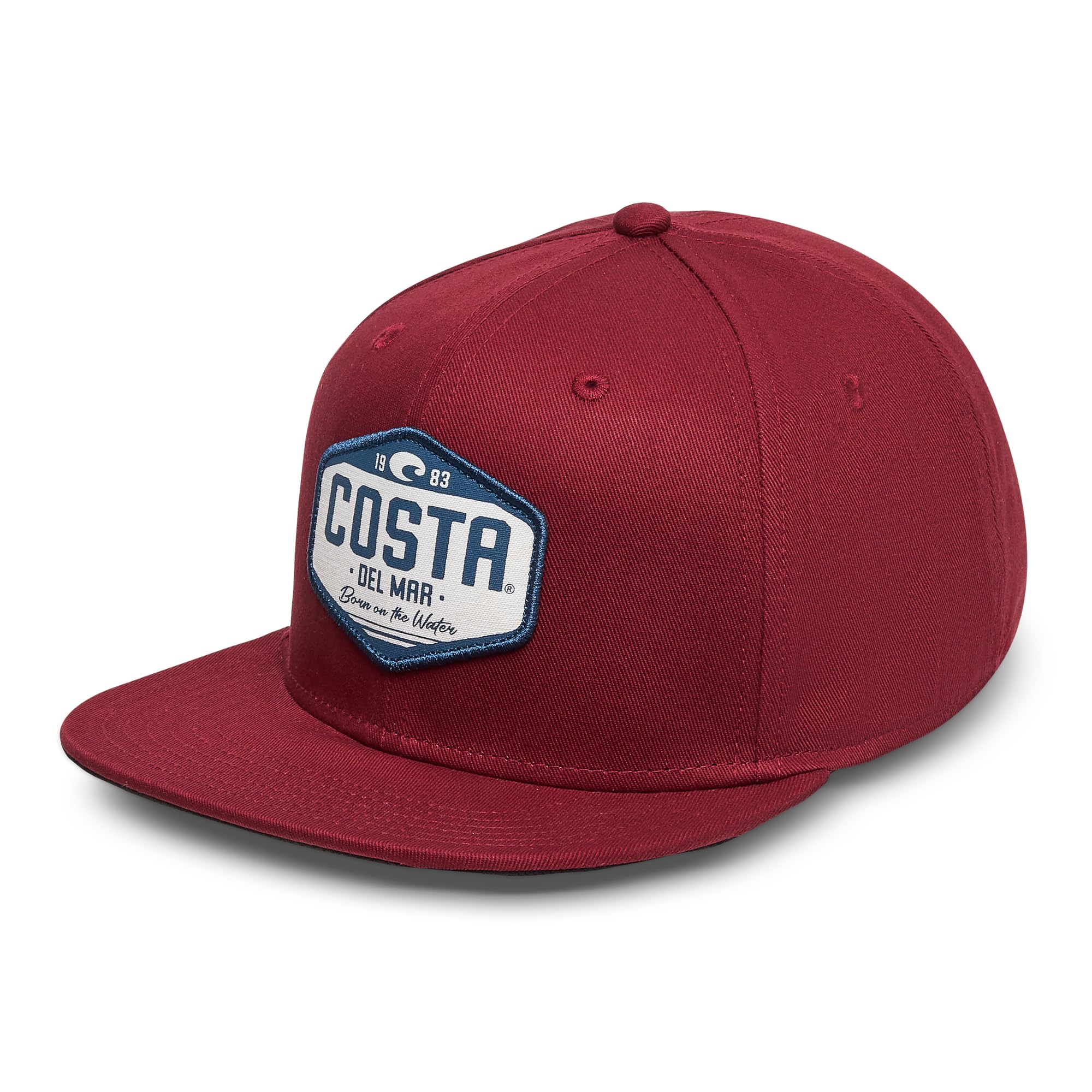 Costa Del Mar Morgan FlatBrim Hat Maroon o/s