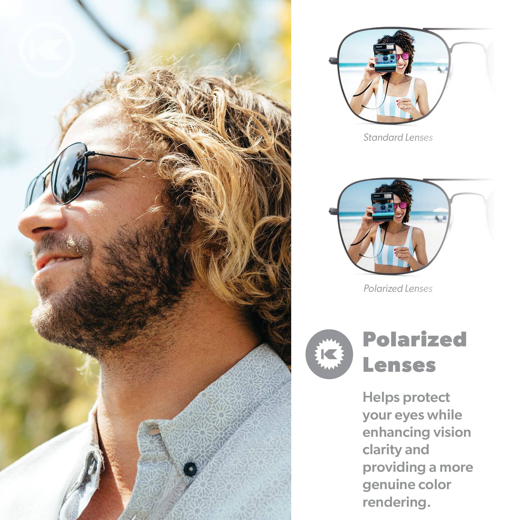 Knockaround MountEvans Polarized Sunglasses BlackSmoke