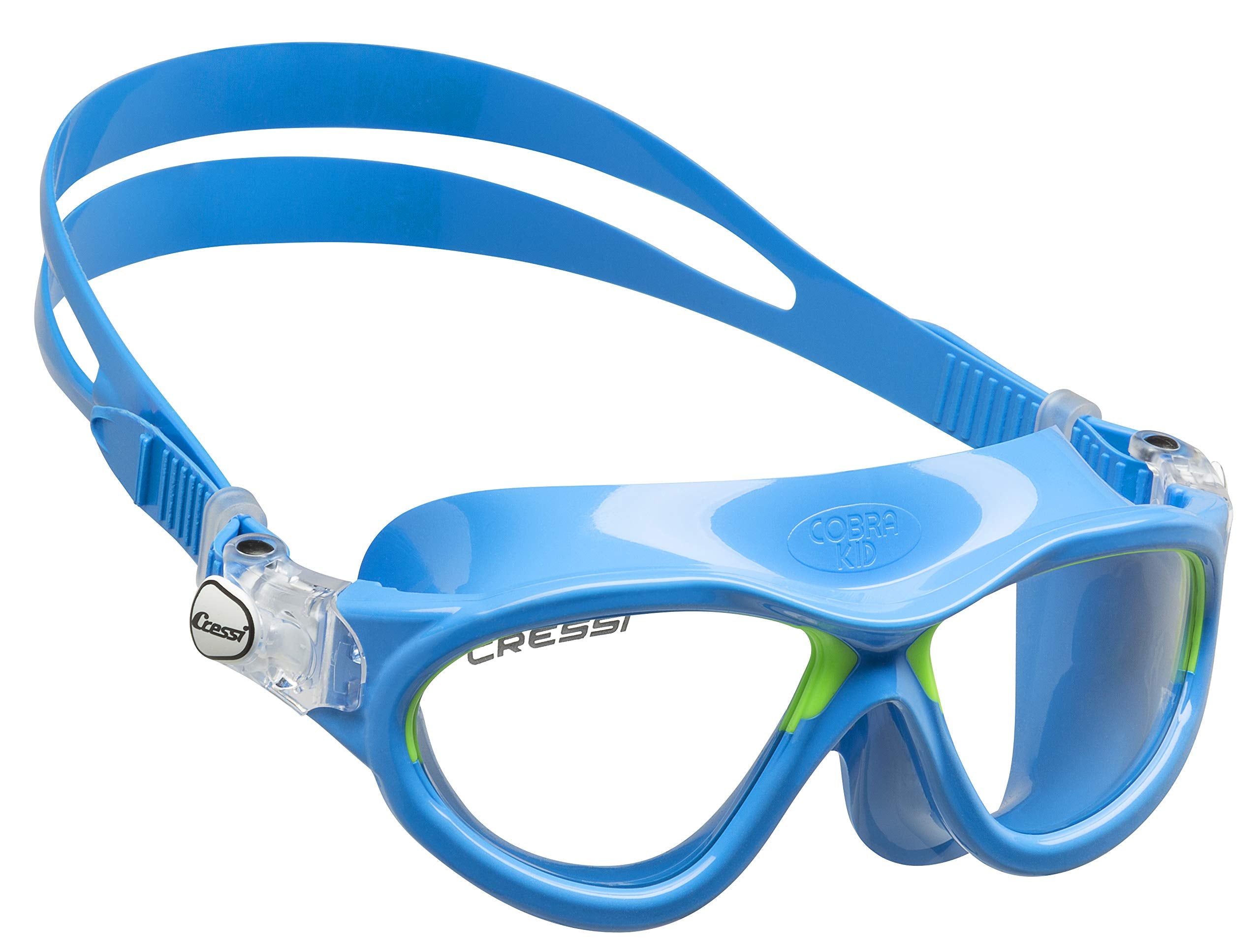 Cressi Mini Cobra Swim Goggles LightBlue/Lime OS