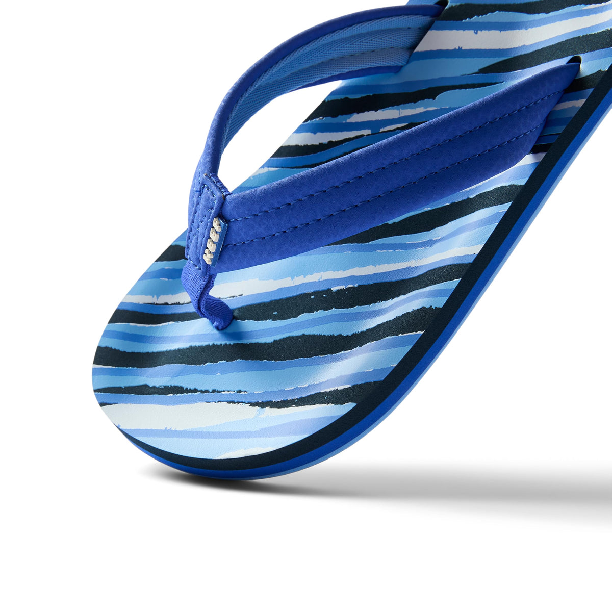 Reef Ahi Boys Sandal Royal Stripe 5 Y
