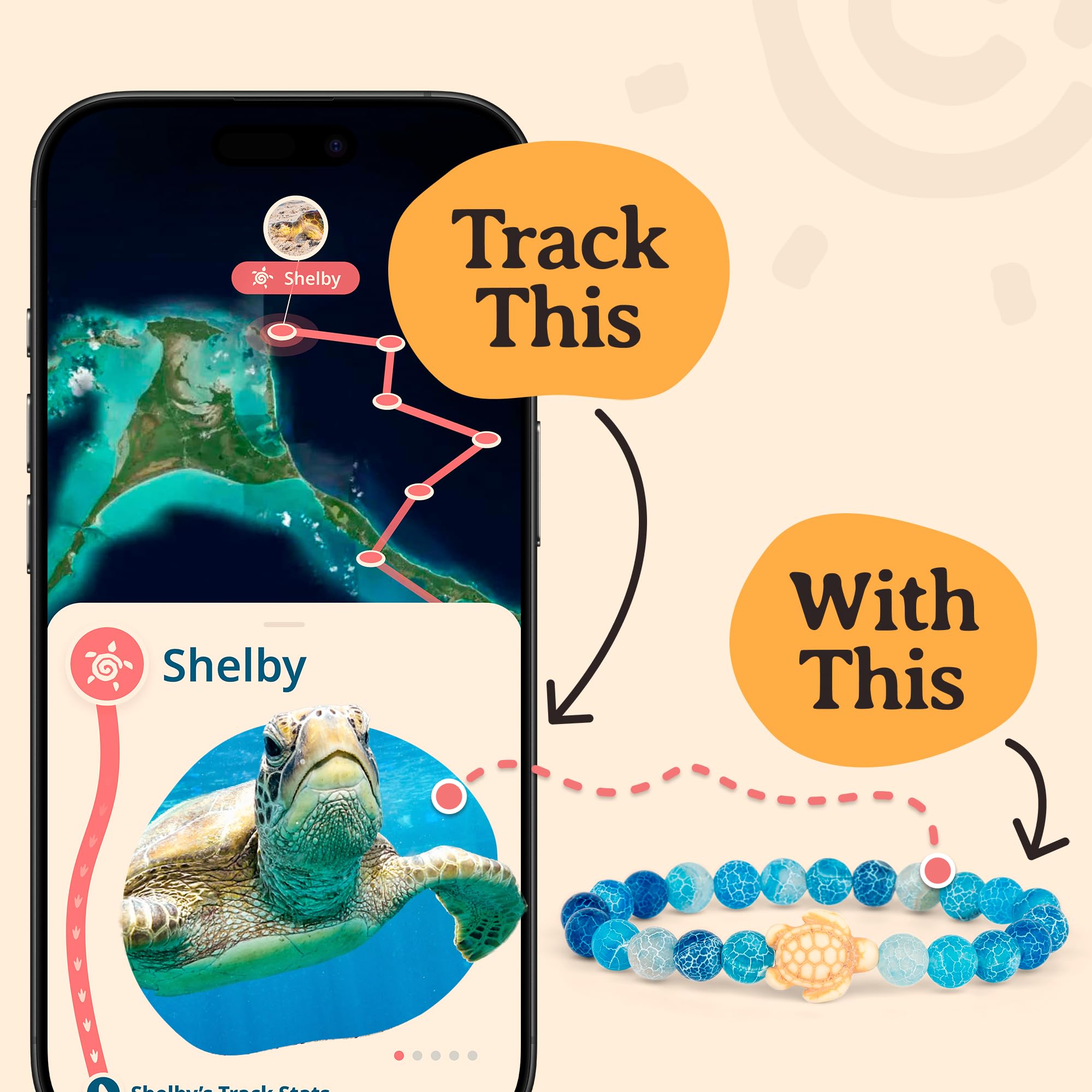 Fahlo Journey Bracelet Coral Reef Pink