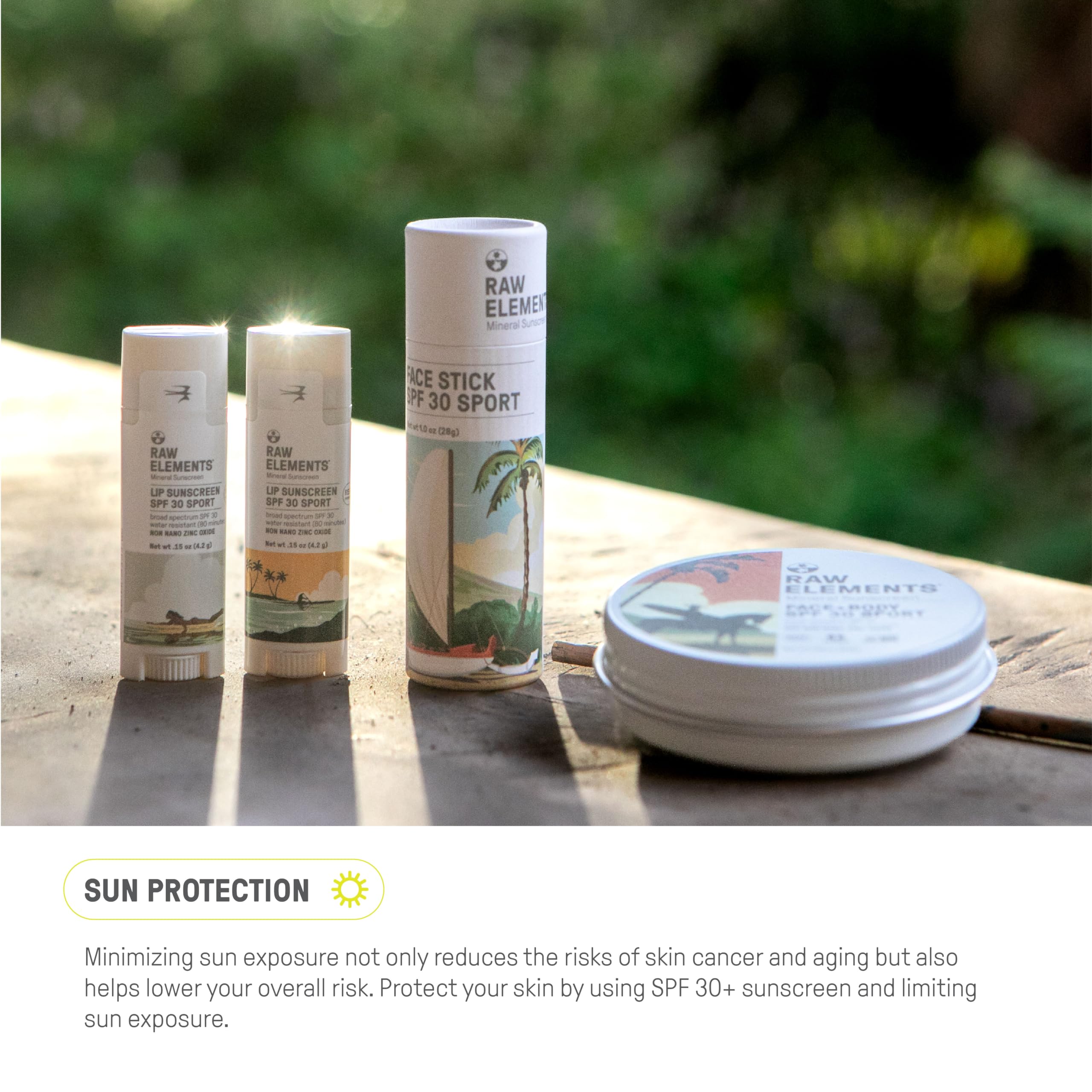 Raw Elements Mike Field SPF 30 Face and Body Tin 1.8oz