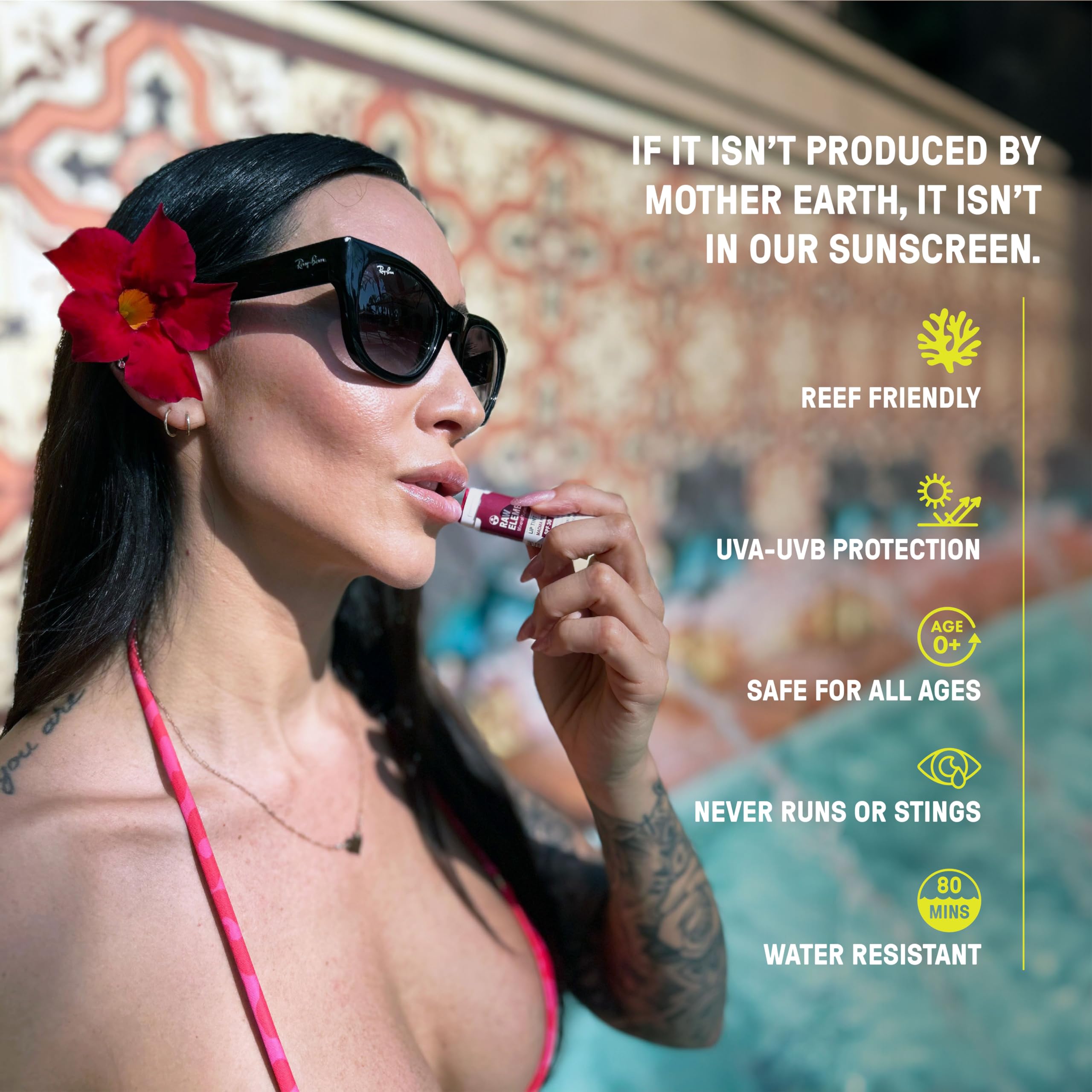 Raw Elements Sunrise Pack SPF 30 Tinted Lip Balm