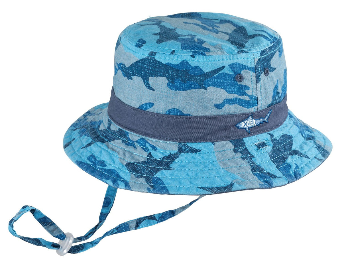 Dozer Boys Bucket Hat Reef Blue 5+