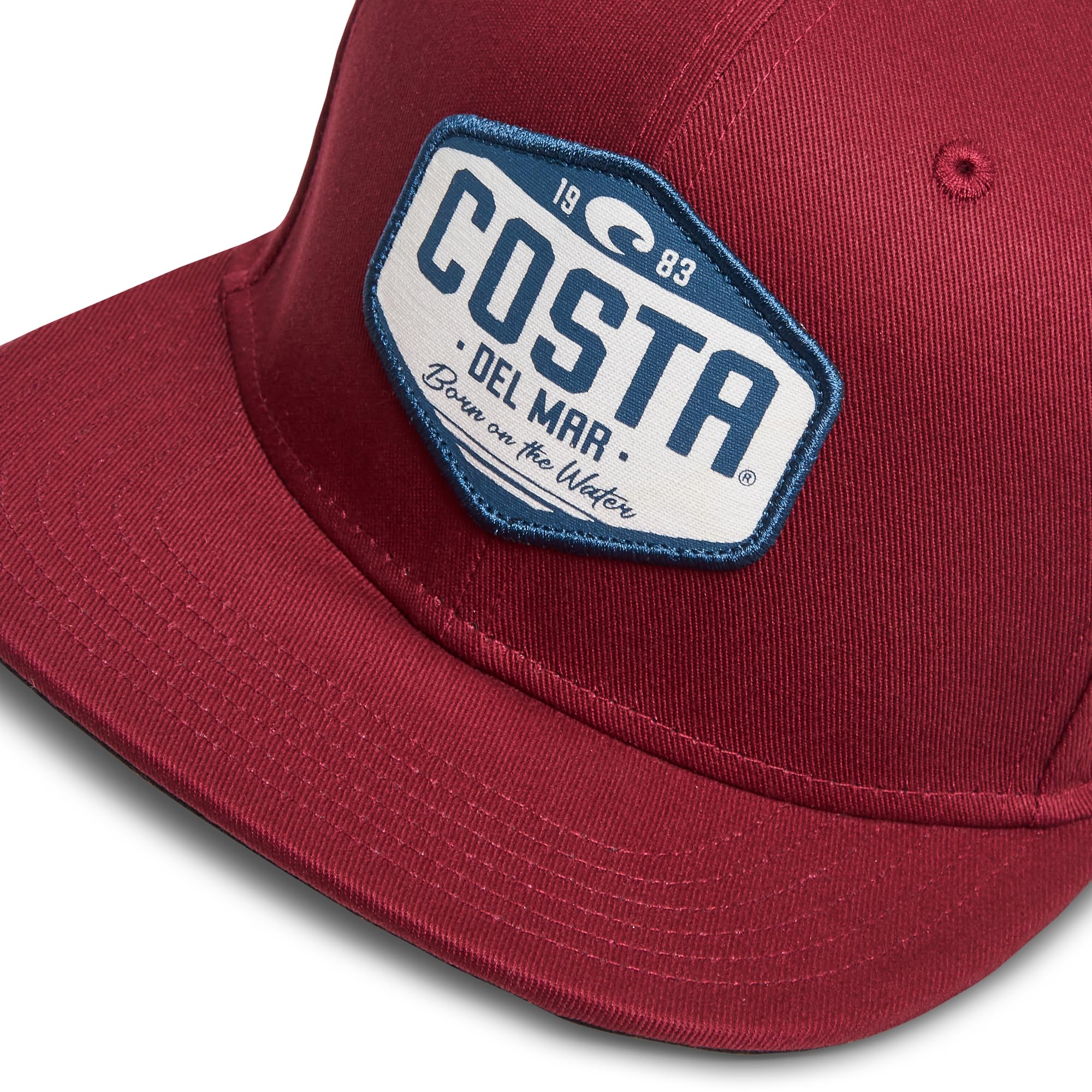 Costa Del Mar Morgan FlatBrim Hat Maroon o/s