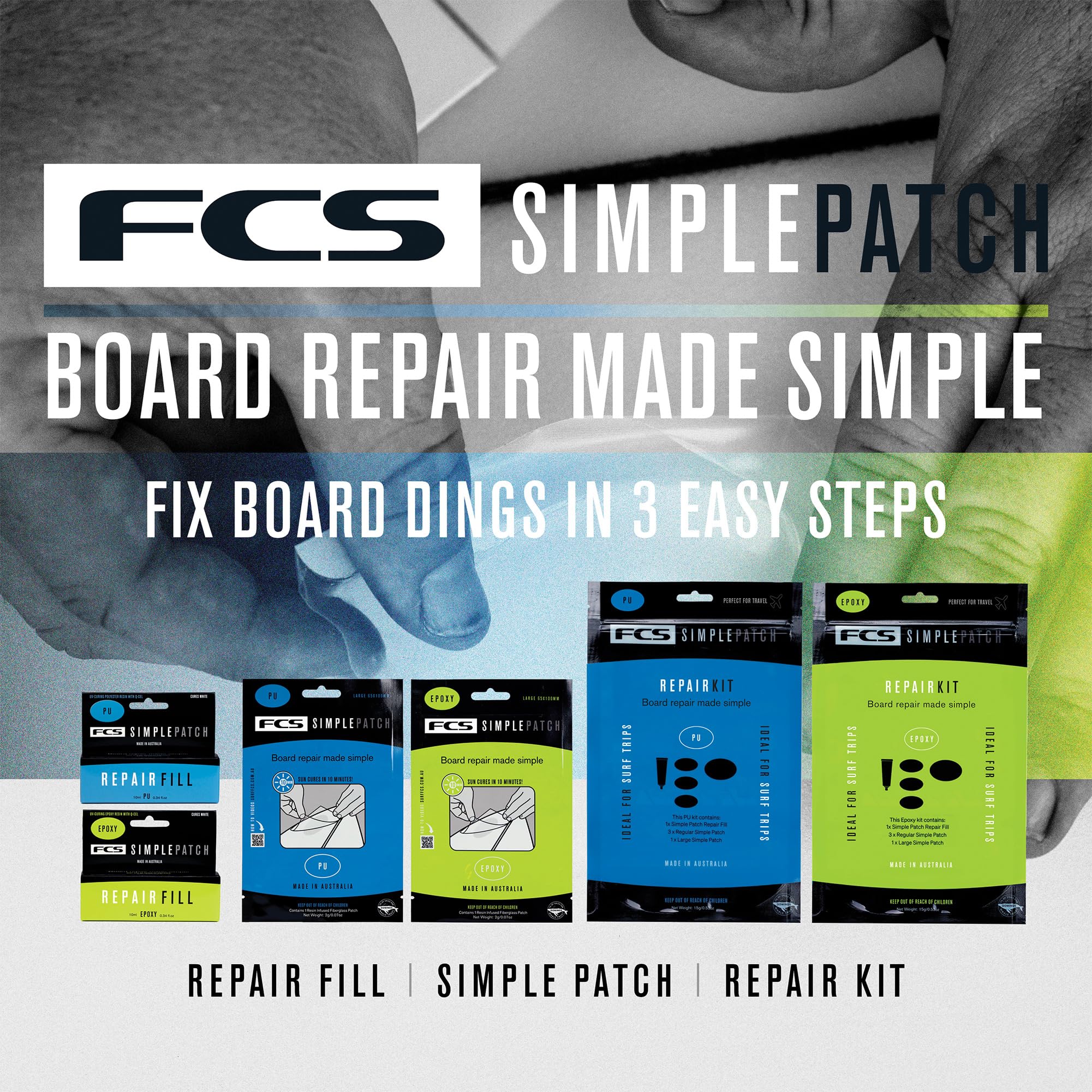 FCS Simple Patch Repair Kit - Epoxy