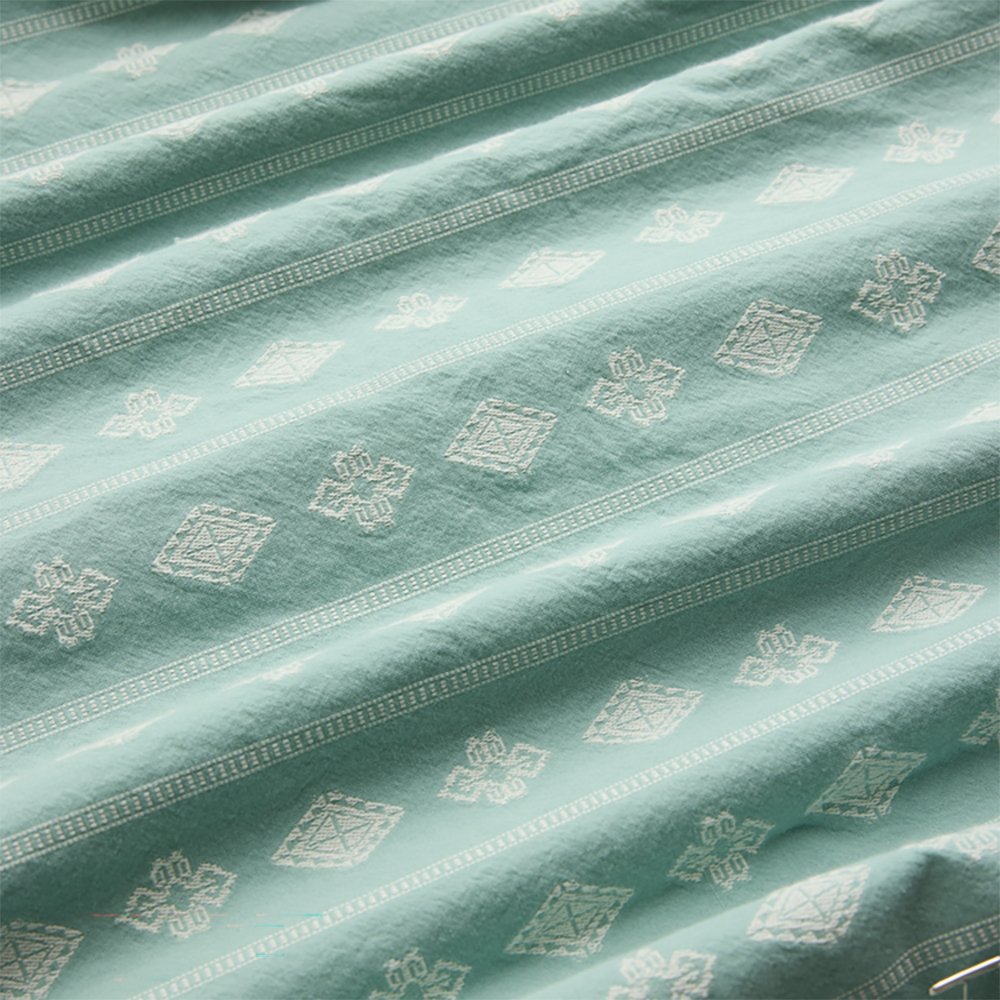 ROARK GONZO SS WOVEN Hazy Blue Jacquard XXL