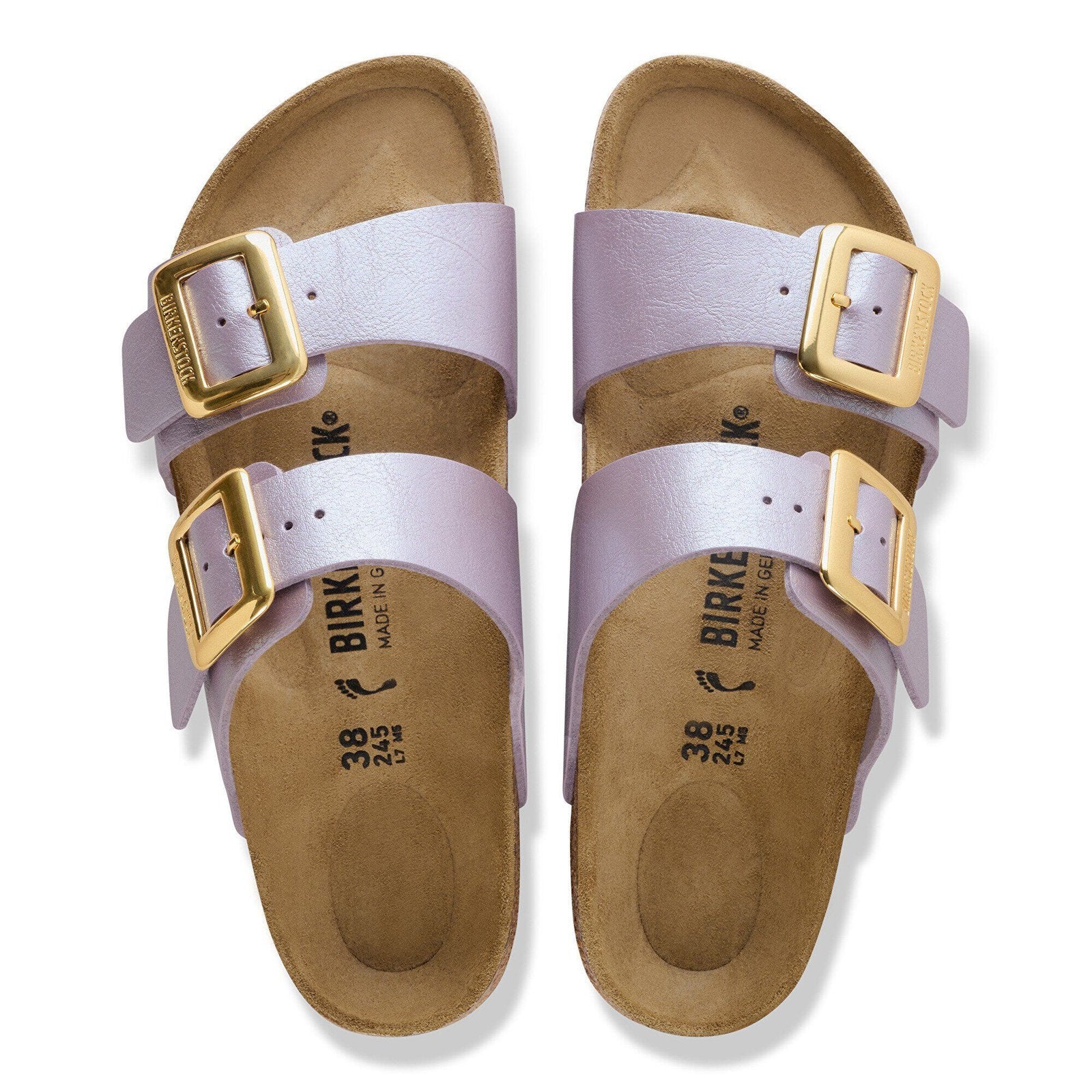 Birkenstock Sydney Luxe Buckle Womens Sandal Birko-Flor-Graceful Orchid 9