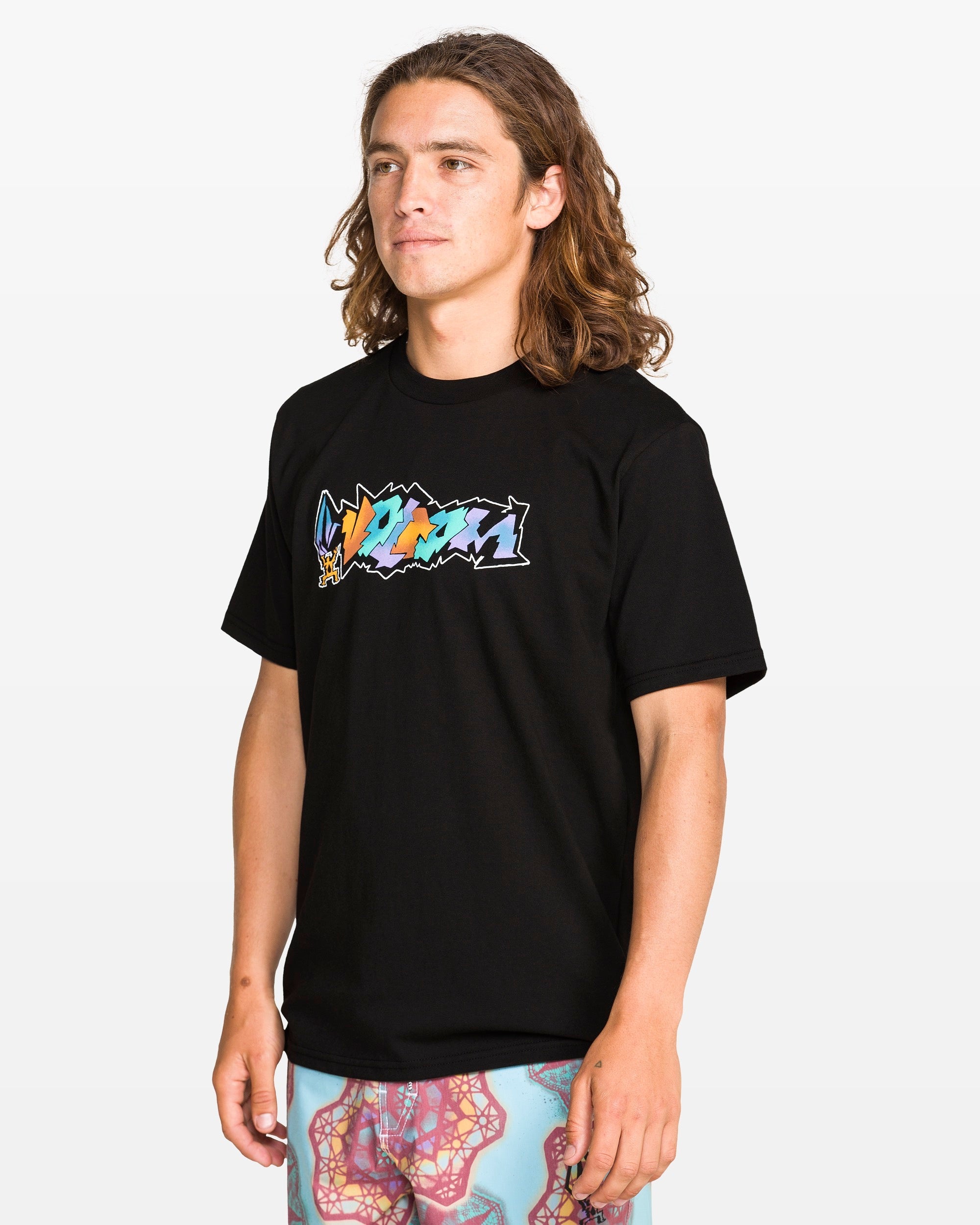 Volcom Star Shields FA EXP SS Tee BLACK M