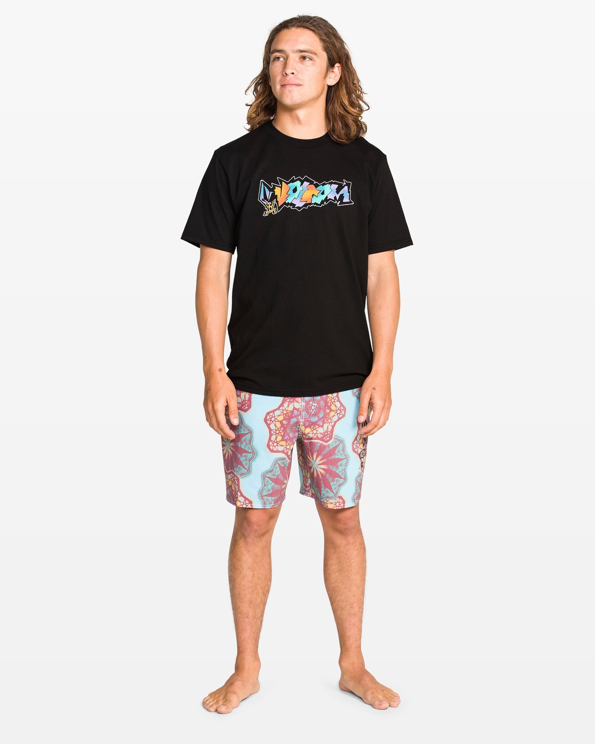 Volcom Star Shields FA EXP SS Tee BLACK M