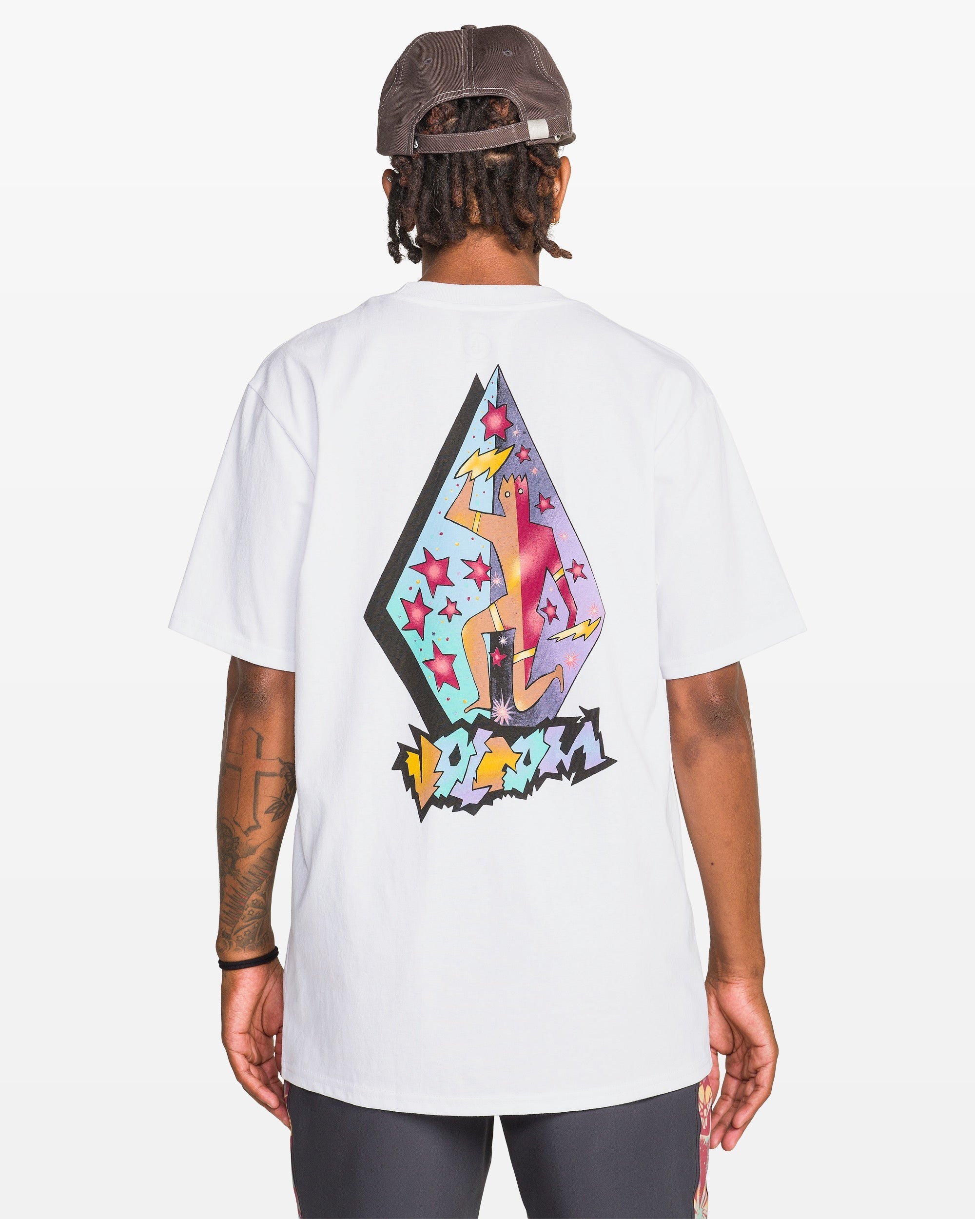Volcom Star Shields FA EXP SS Tee WHITE XL