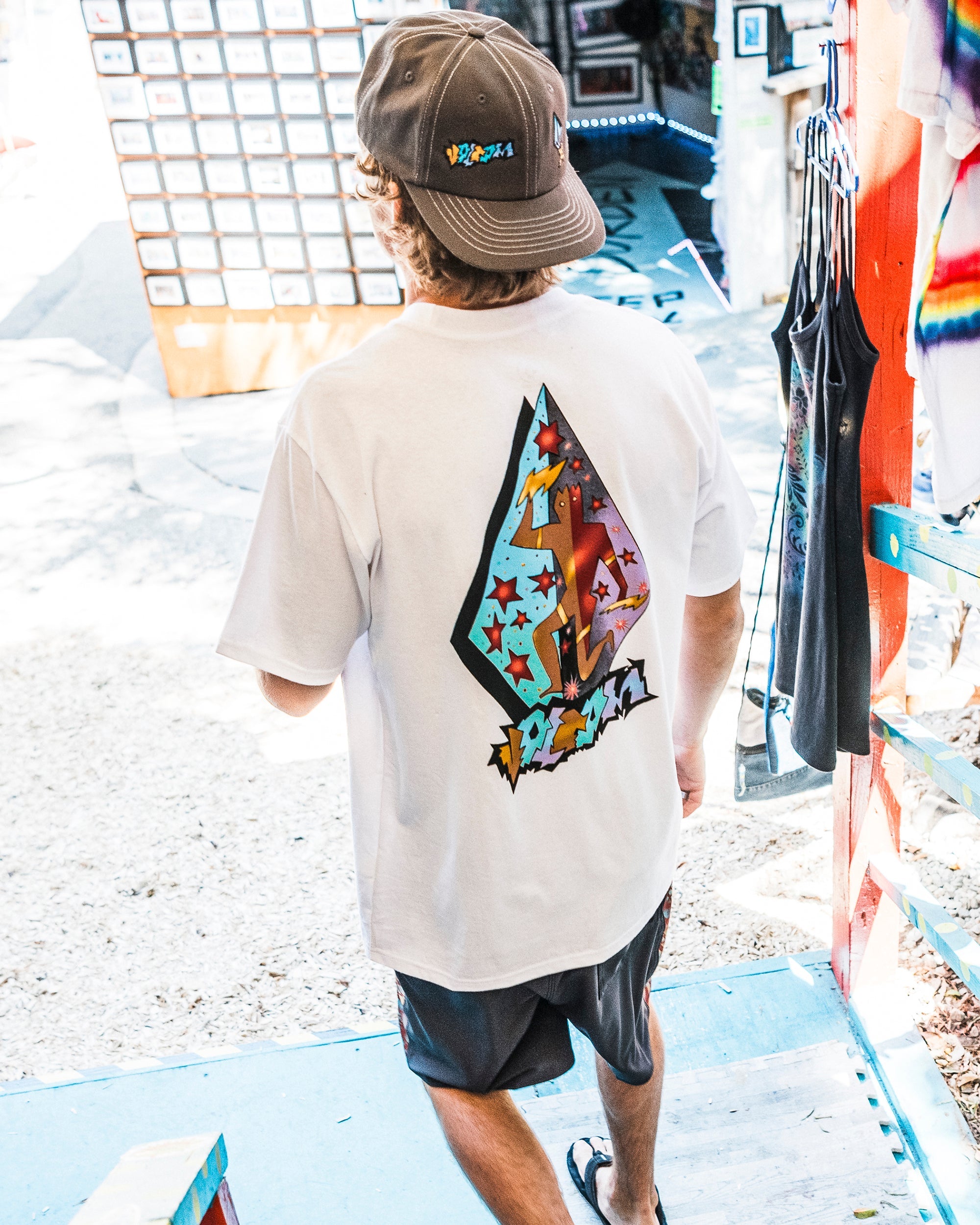 Volcom Star Shields FA EXP SS Tee WHITE S