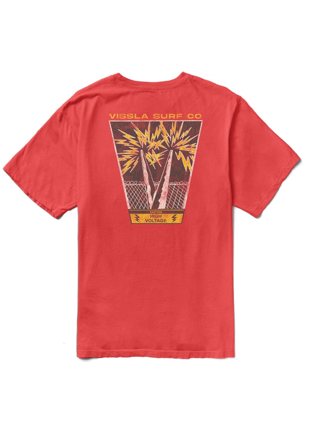 Vissla Voltage Boys Tee RED XL