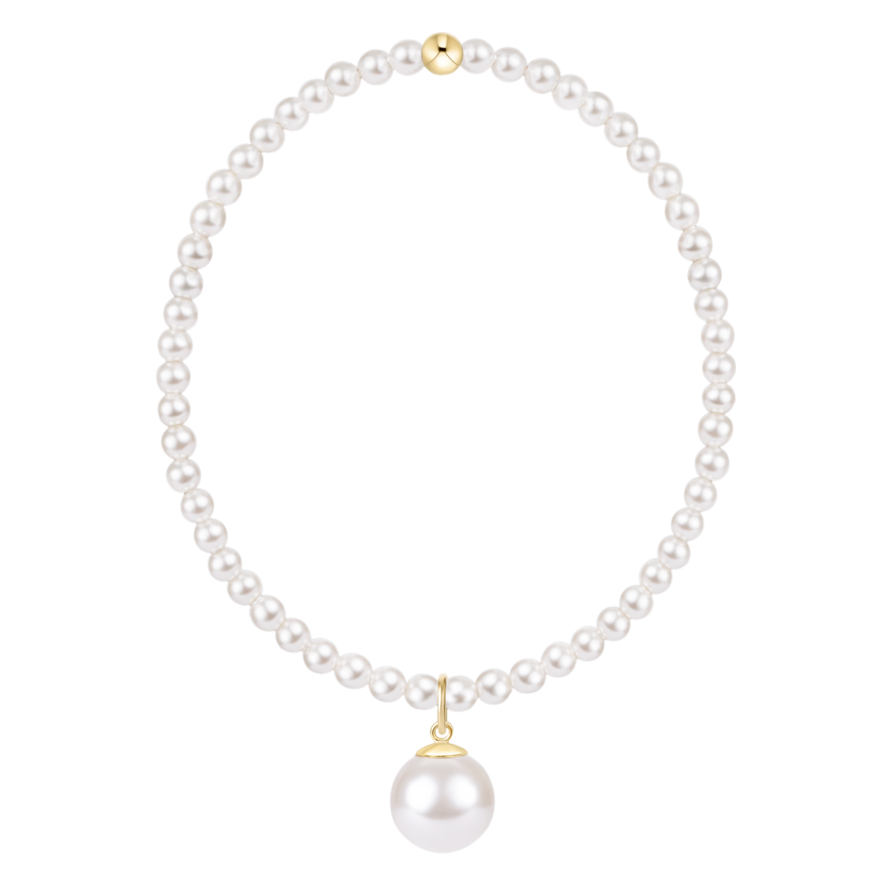 Enewton Classic Pearl Beaded Bracelet ClassicPearl8mmCharm 3mm