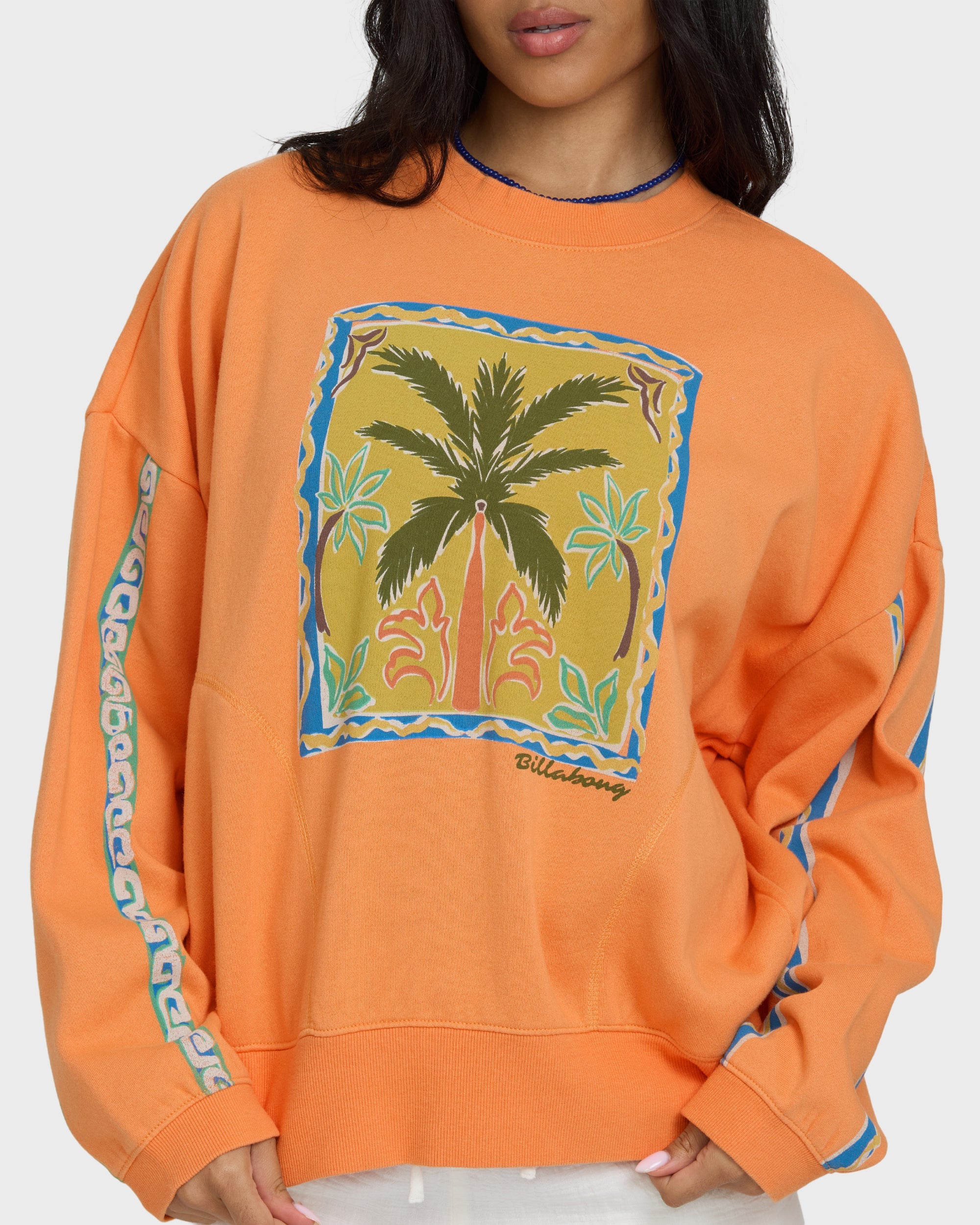 BILLABONG PALM RIO CREW FLC Fleece TANGERINE M