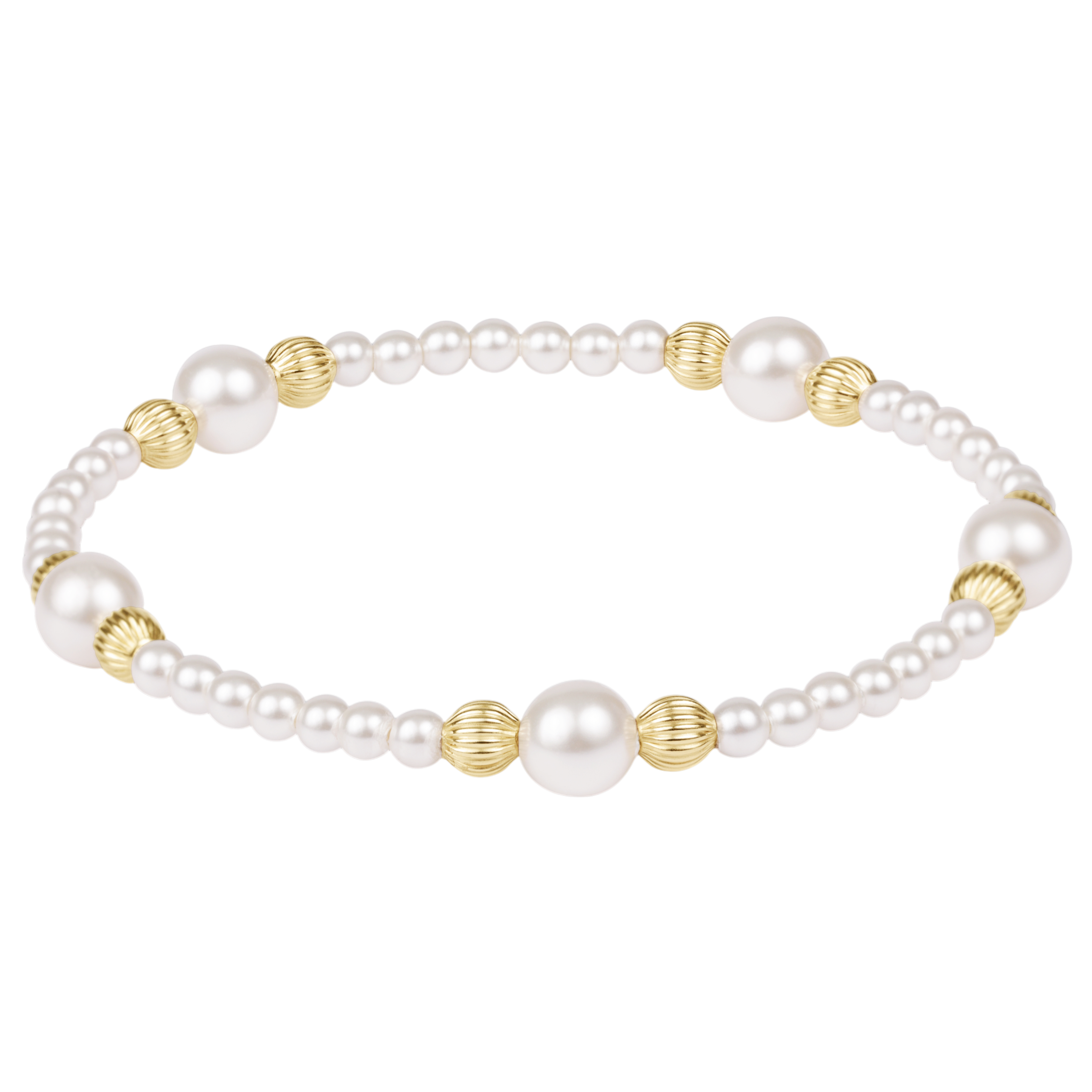 Enewton Gold Special Bracelet PurposePearlDignity 6mm