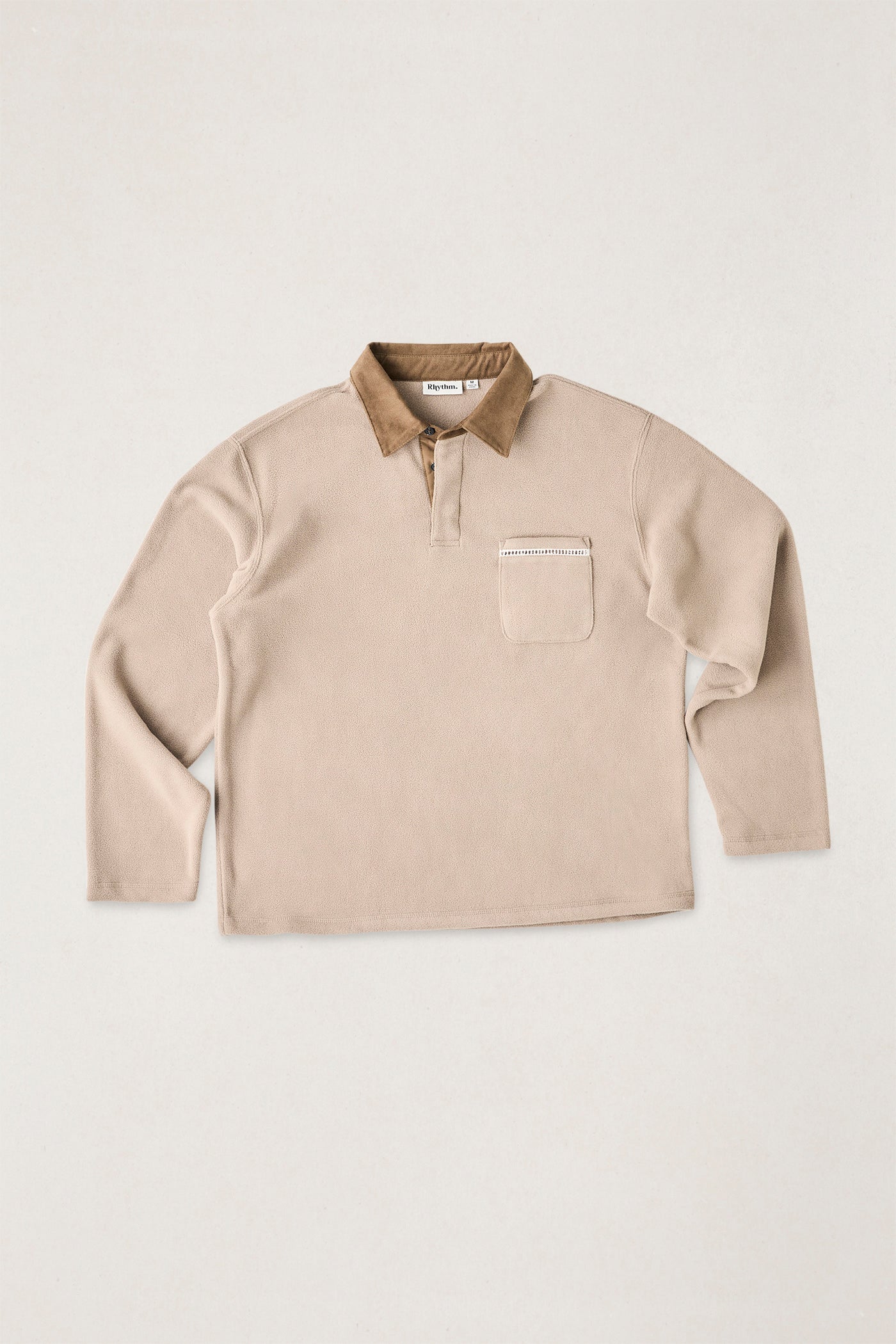RHYTHM LADDER POLAR LS POLO STO-STONE 3L