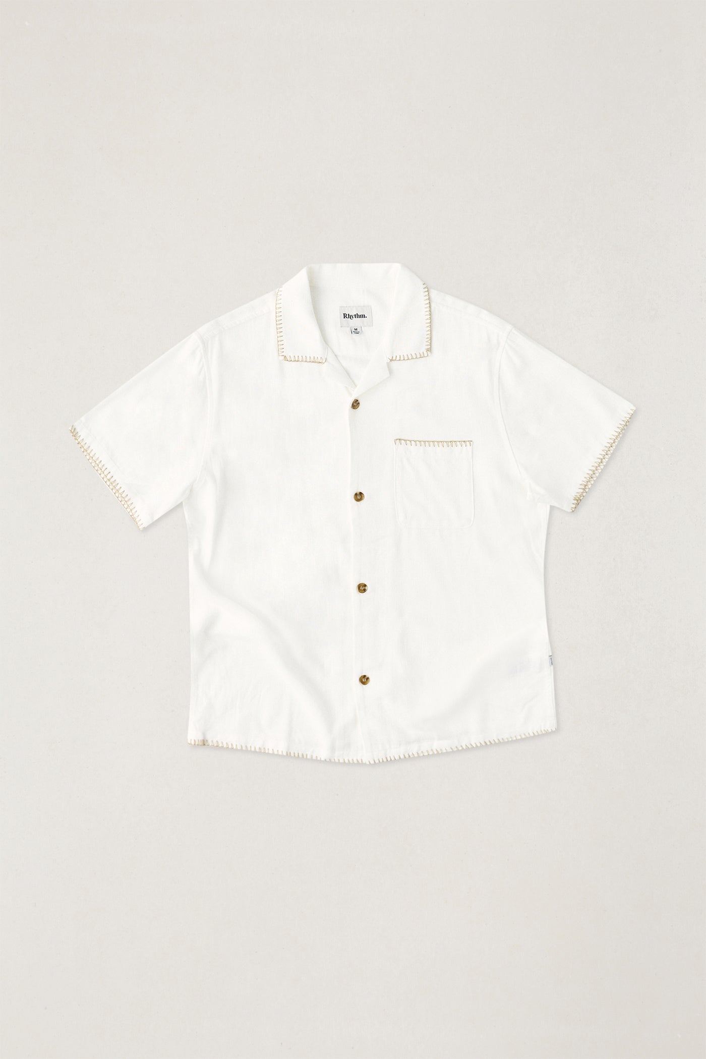RHYTHM LINEN WHIP STITCH VINTAGE WHITE 1S