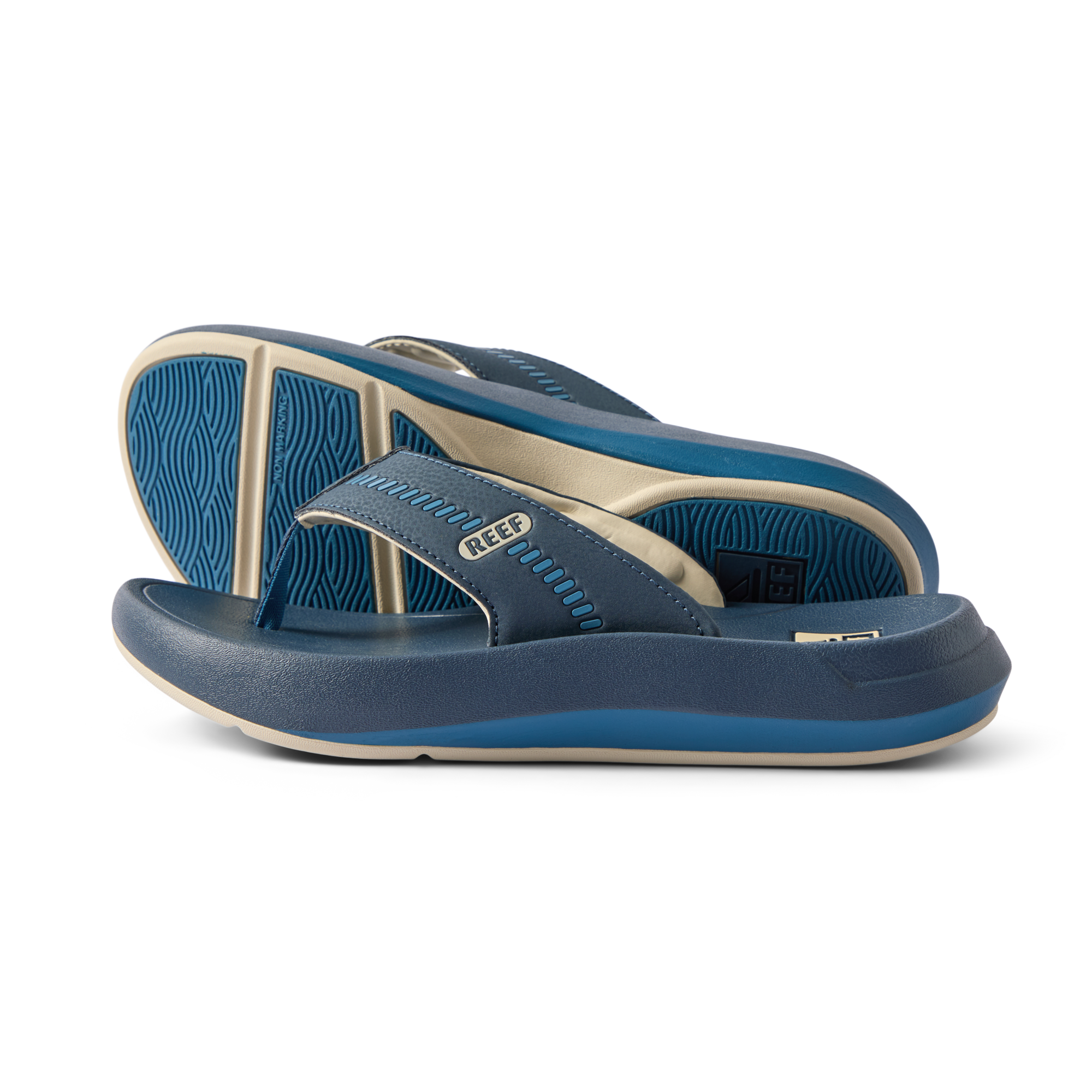 Reef Cruiser Mens Sandal Midnight Navy 10