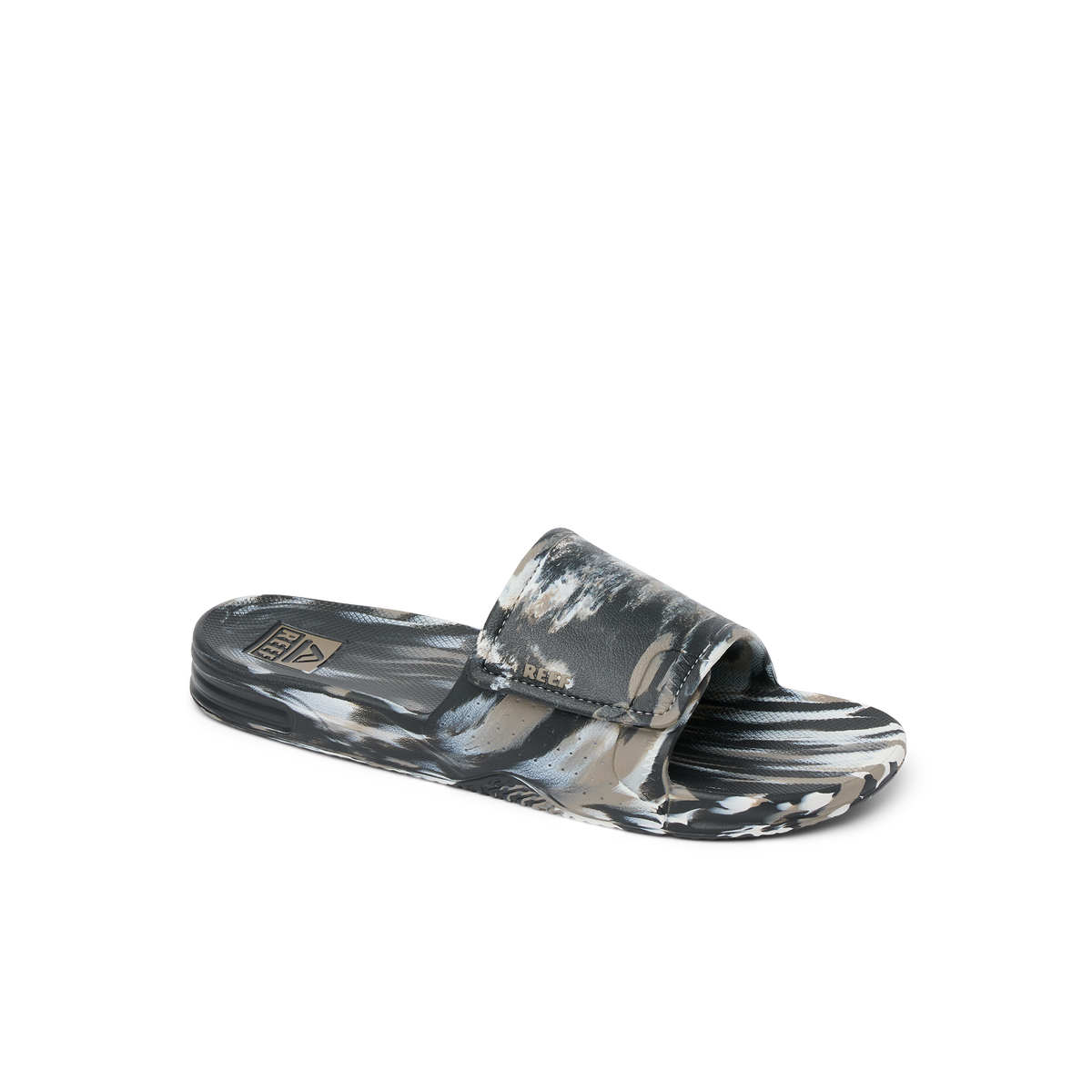 Reef Fanning Slide H2O Mens Sandal Tan-Beige Marble 14