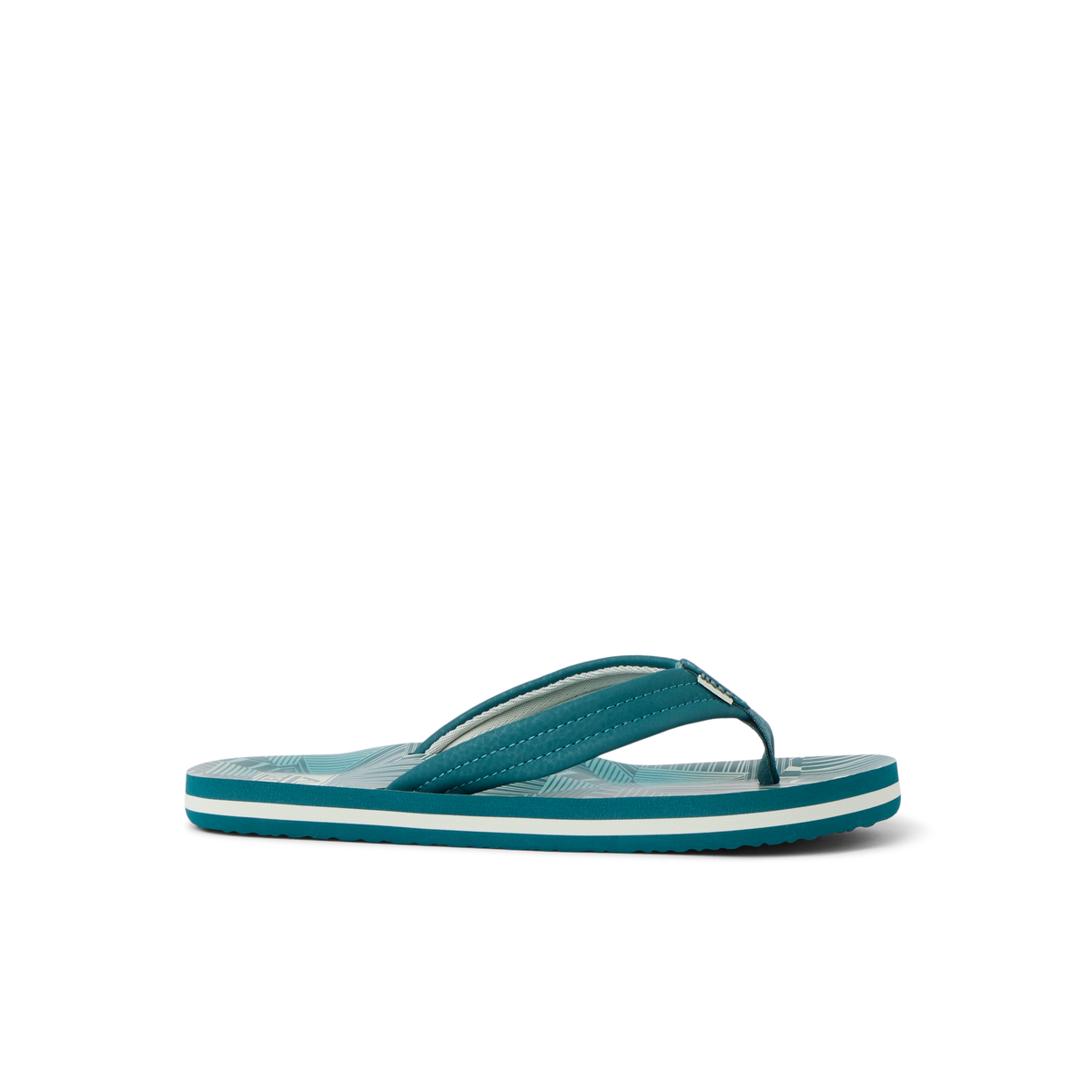 Reef Ahi Boys Sandal Sage Stripe 1 Y
