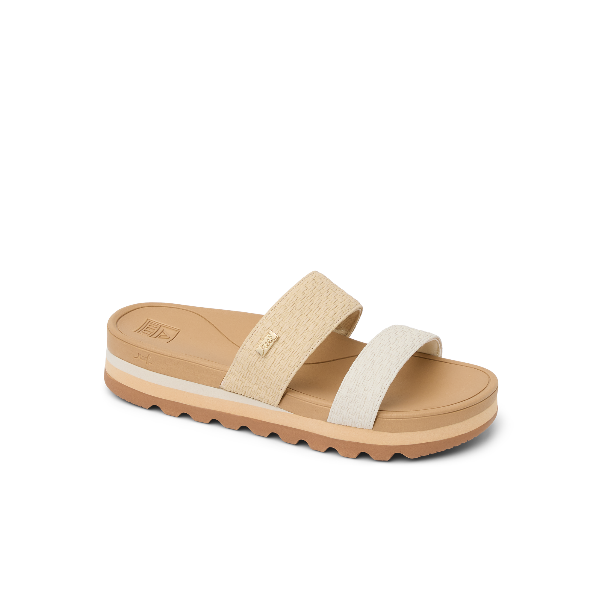 Reef Vista Hi Girls Sandal Beige Cream 4 Y