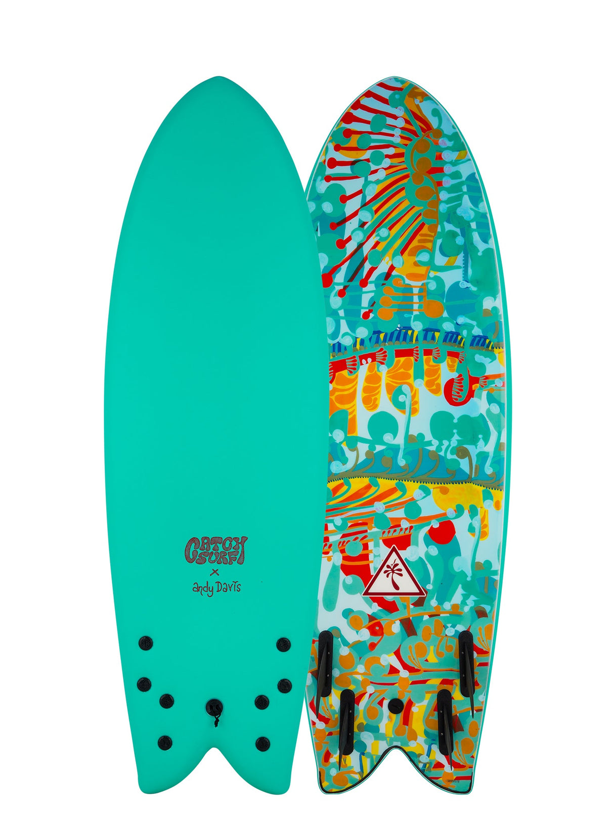 Catch Surf Heritage Retro Fish-Twin Andy/Turq26 5ft8in
