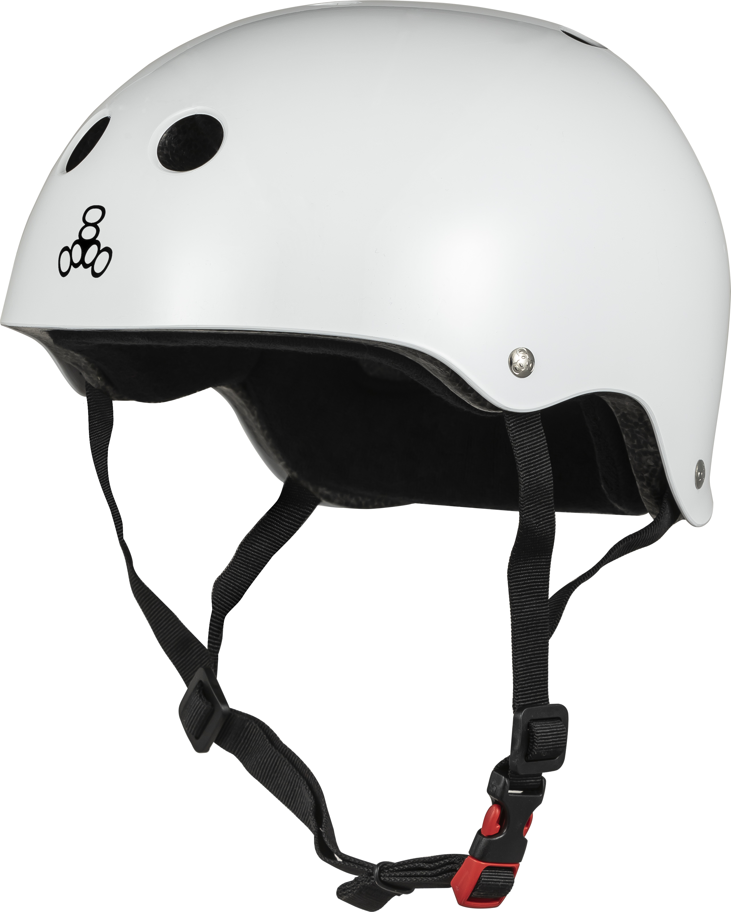 Triple Eight Certified Sweatsaver Helmet White Glossy XL/XXL