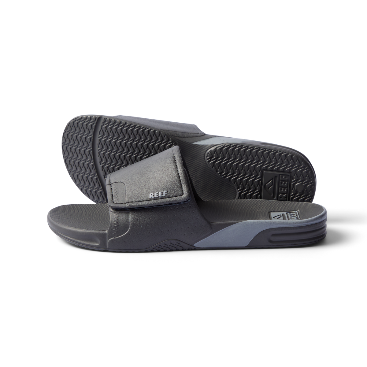 Reef Fanning Slide H2O Mens Sandal Grey 11