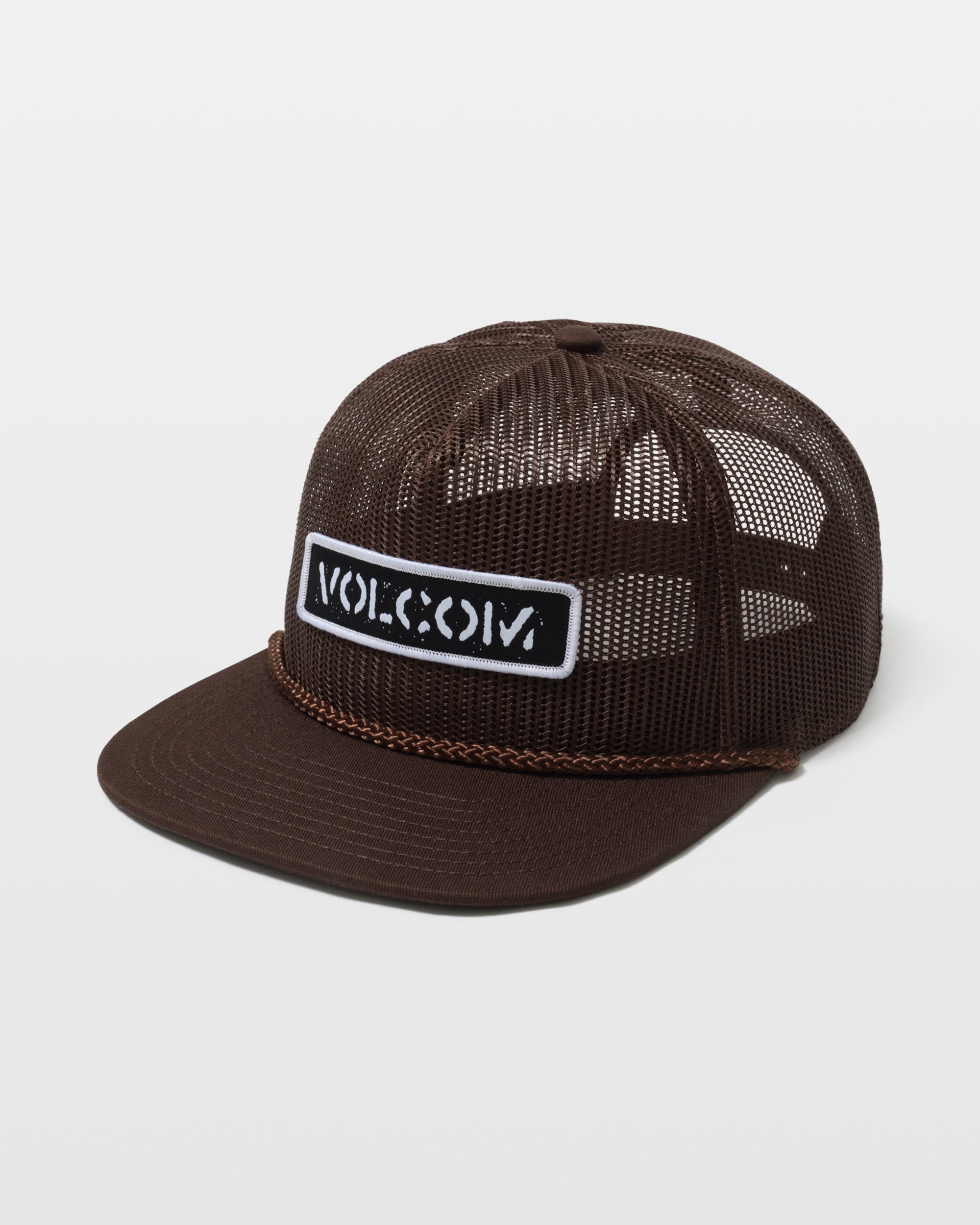 VOLCOM MEN'S HOT MESH TRUCKER DBR-DKBROWN ONESZ