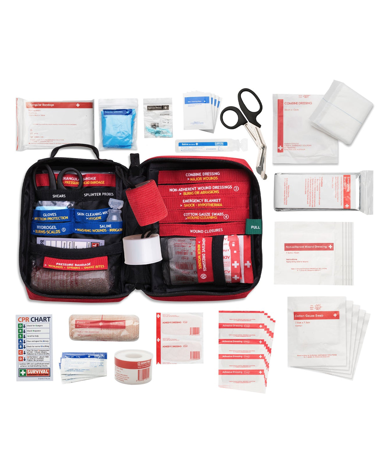 Creatures of Leisure Survival First Aid Kit Red