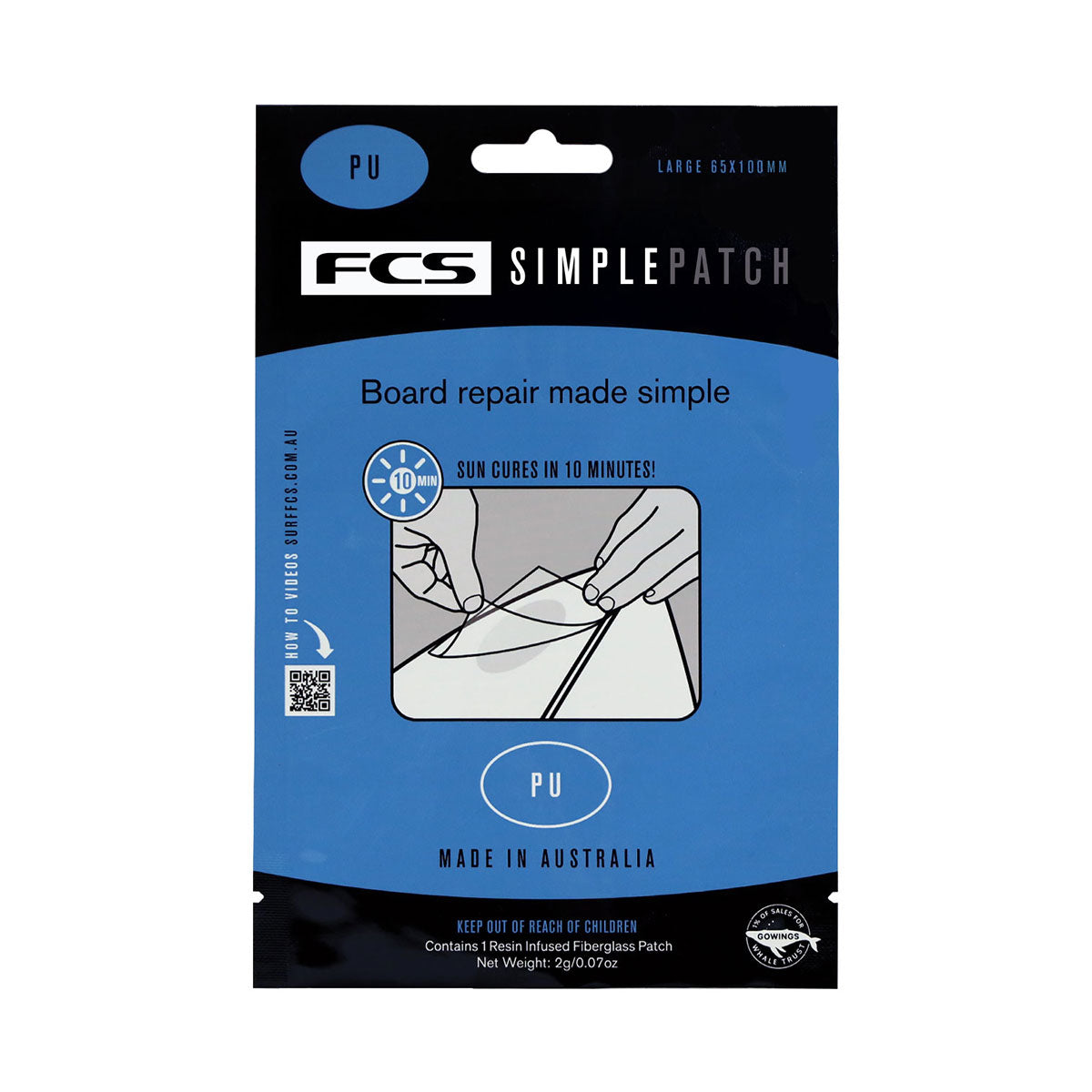 FCS Simple Patch Repair Patch Regular - Epoxy